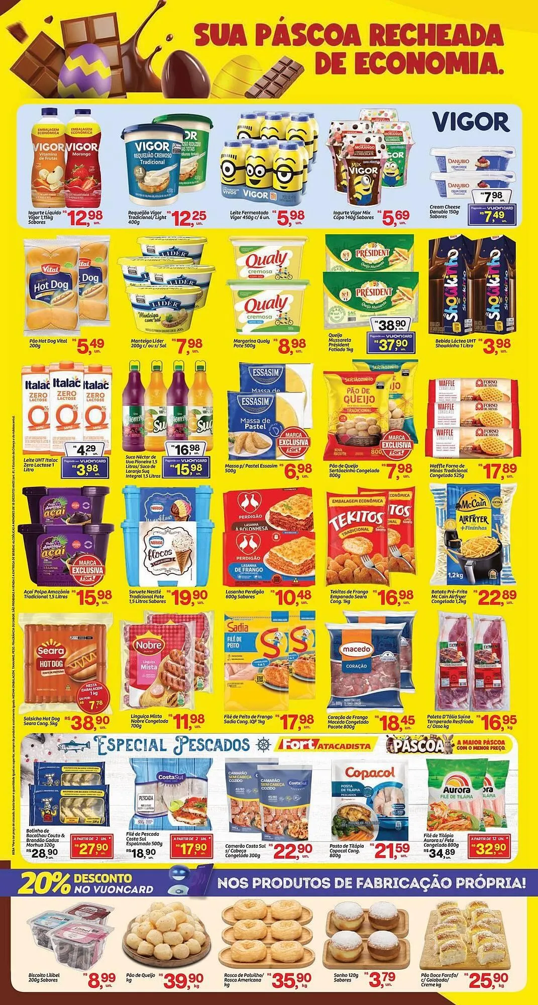 Encarte de Tabloide Fort Atacadista 16 de março até 20 de março 2026 - Pagina 3