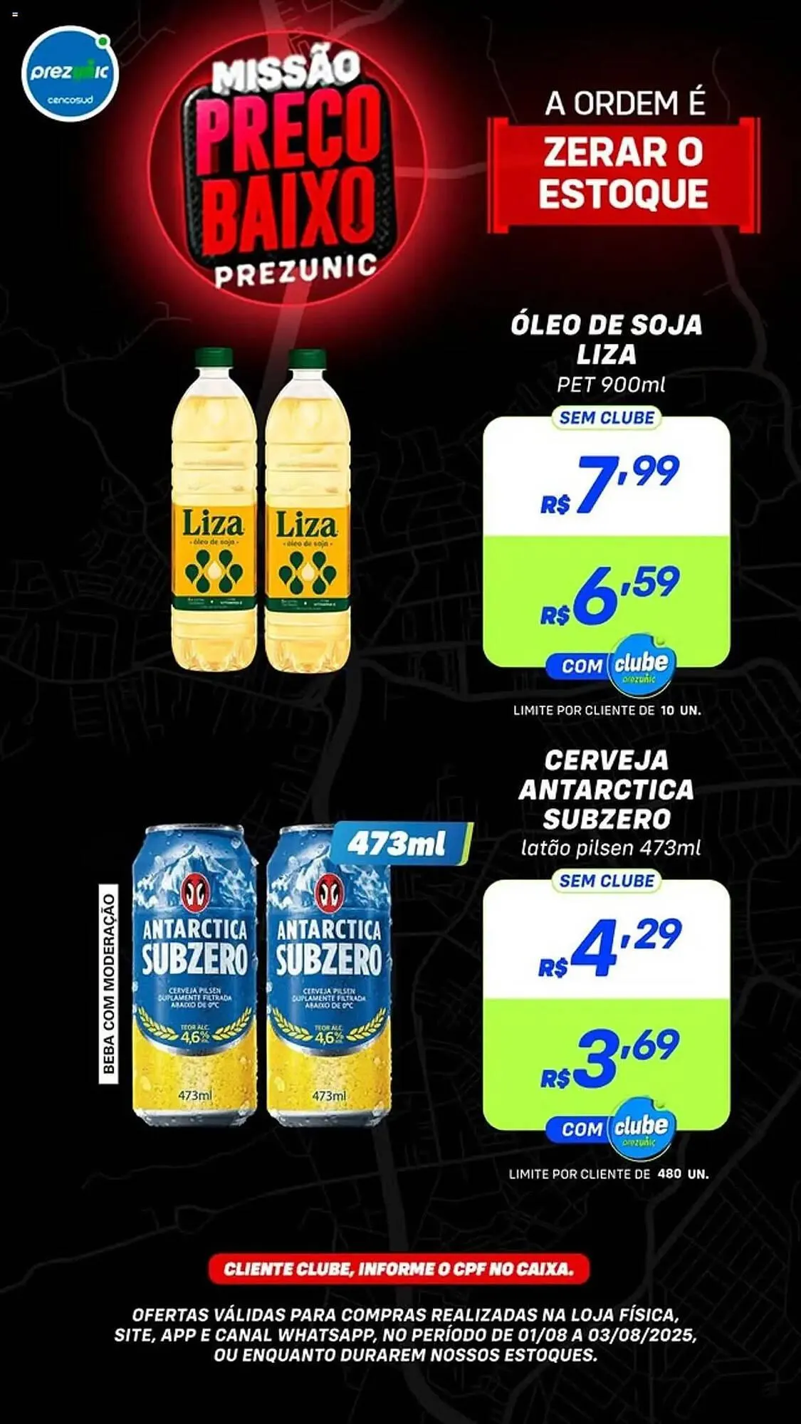 Encarte de Catálogo Prezunic 1 de agosto até 3 de agosto 2025 - Pagina 7