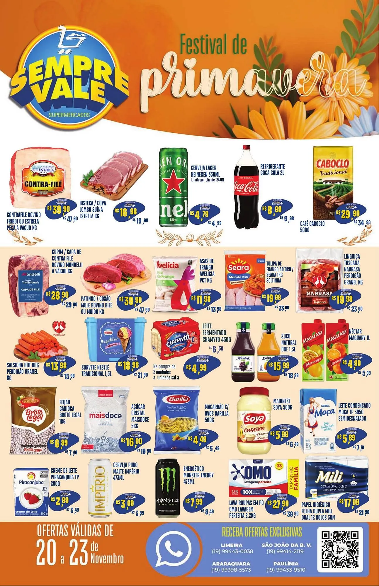 Encarte de Catálogo Sempre Vale Supermercados 20 de novembro até 23 de novembro 2025 - Pagina 1