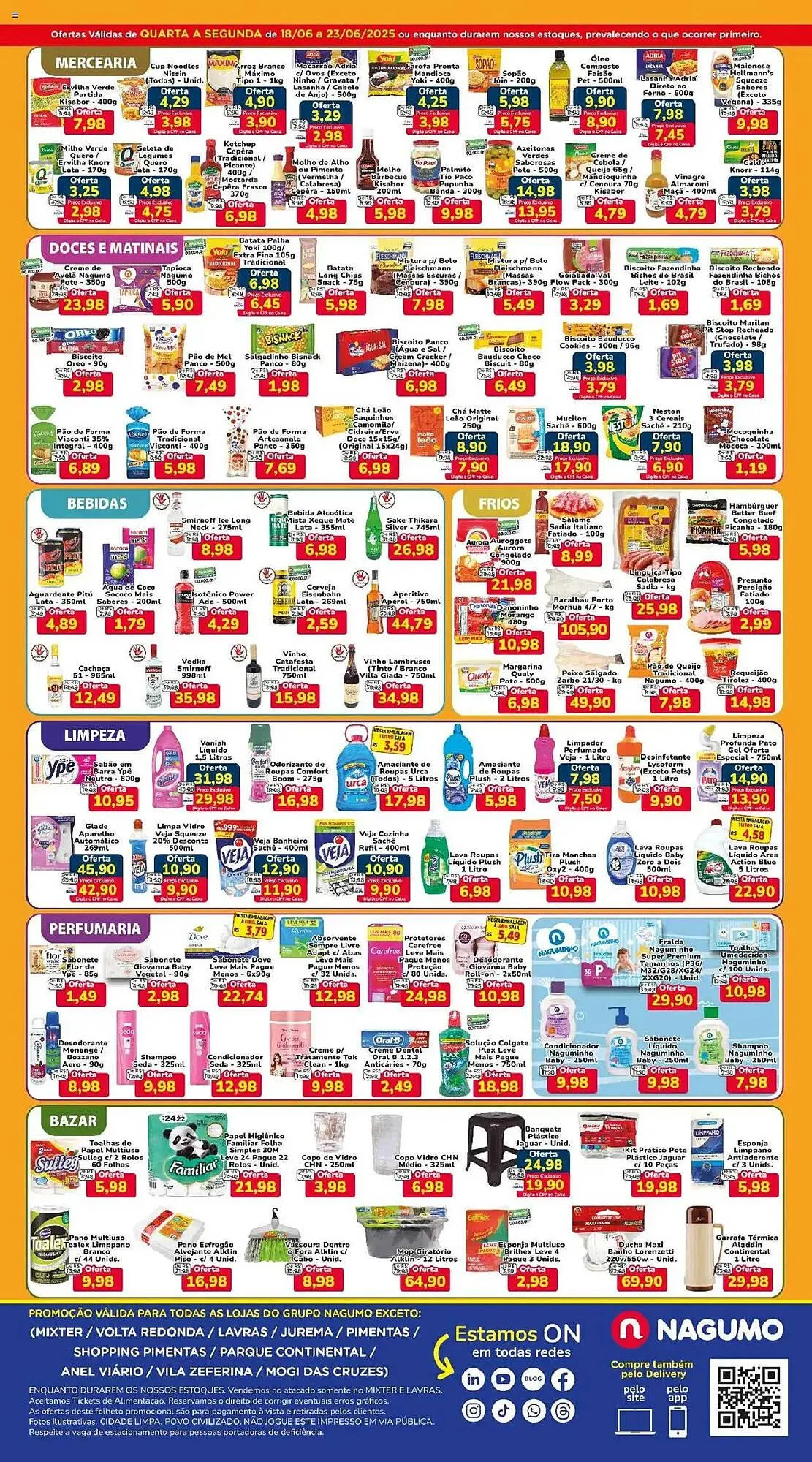 Encarte de Catálogo Nagumo 18 de junho até 23 de junho 2025 - Pagina 2