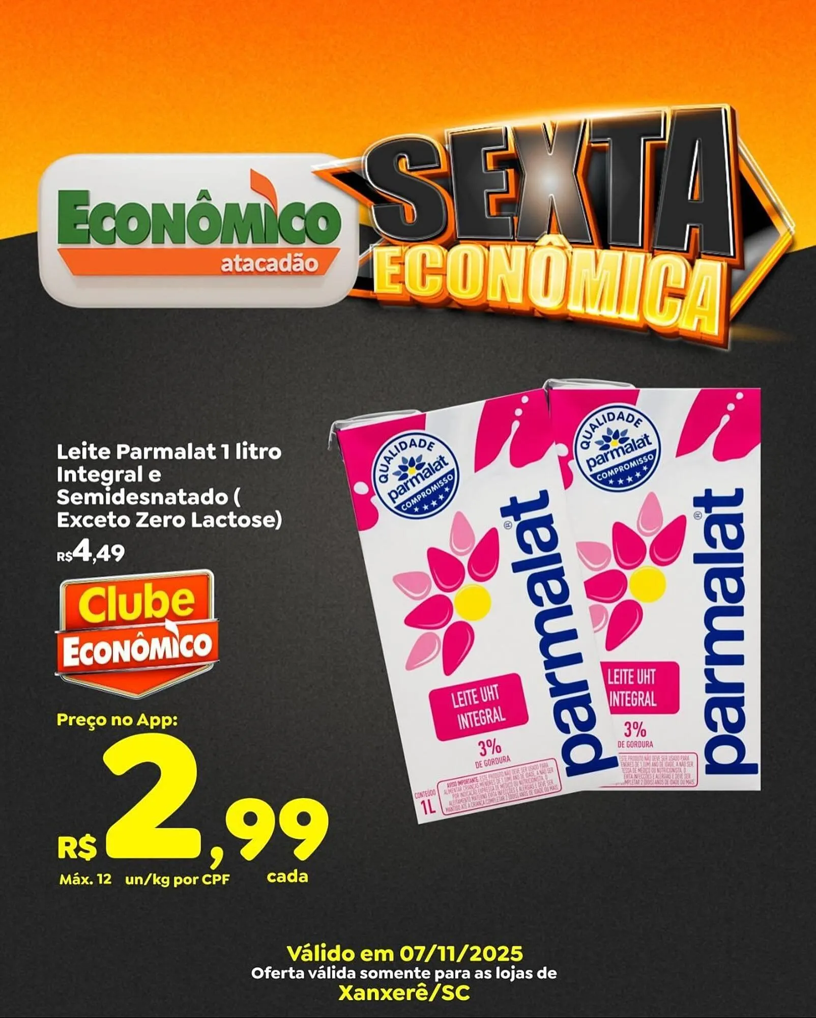 Encarte de Catálogo Econômico Atacadão 7 de novembro até 7 de novembro 2025 - Pagina 1