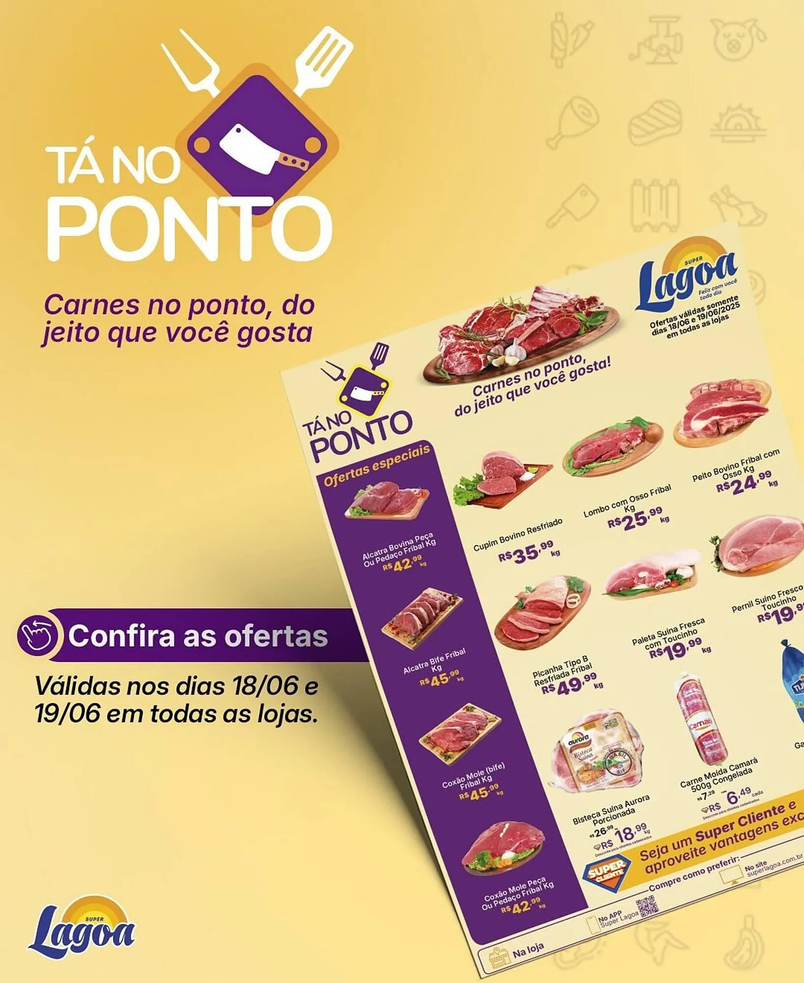 Encarte de Catálogo Super Lagoa 17 de junho até 19 de junho 2025 - Pagina 1