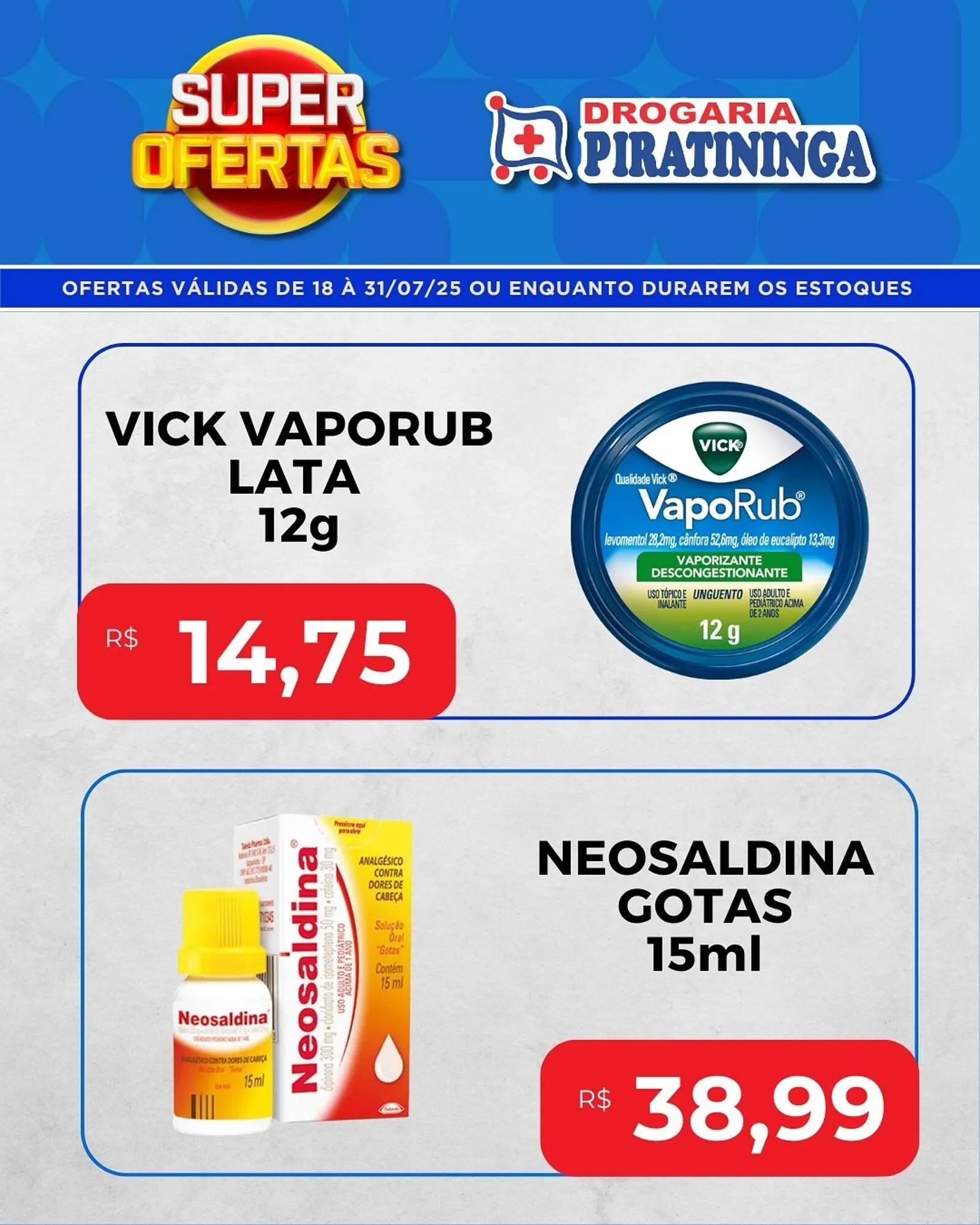 Encarte de Catálogo Mercadinho Piratininga 19 de julho até 31 de julho 2025 - Pagina 2