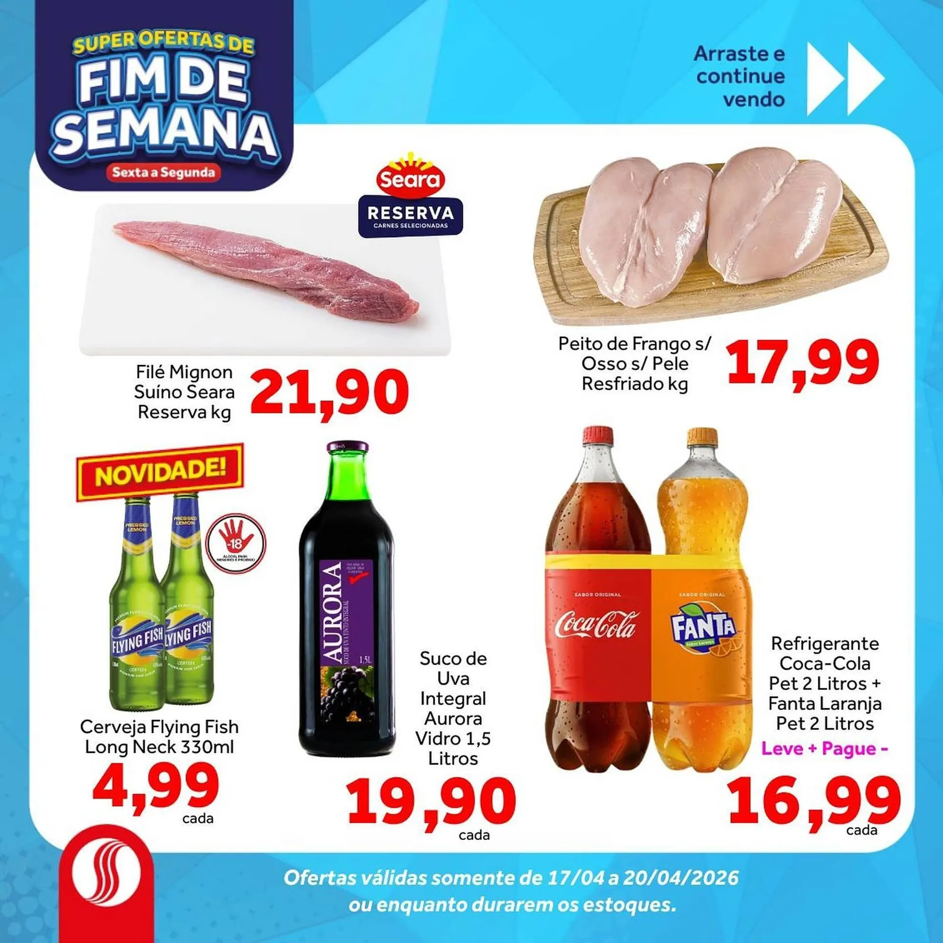 Encarte de Folheto Shibata Supermercados 17 de abril até 20 de abril 2026 - Pagina 2