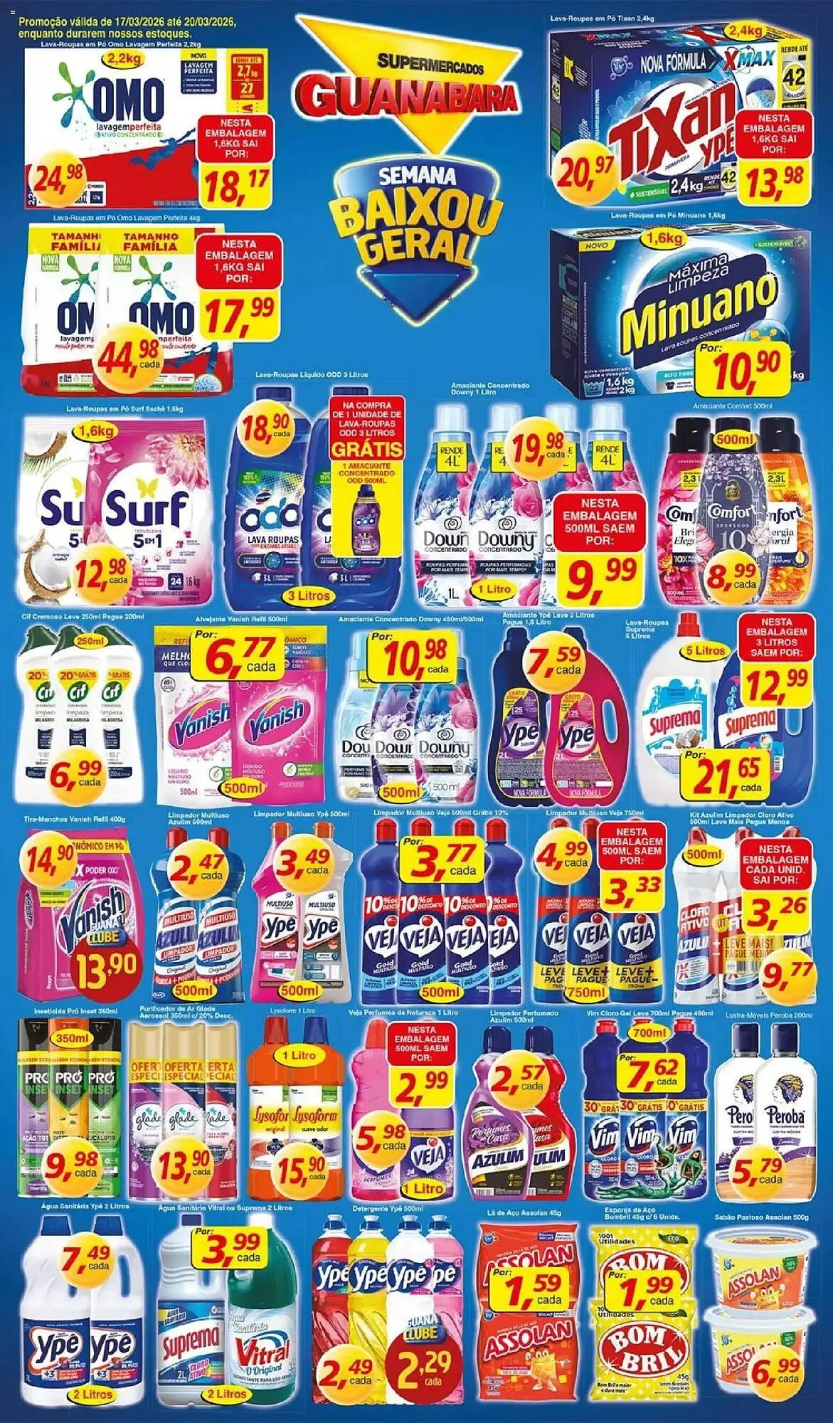 Encarte de Encarte Supermercados Guanabara 17 de março até 20 de março 2026 - Pagina 9