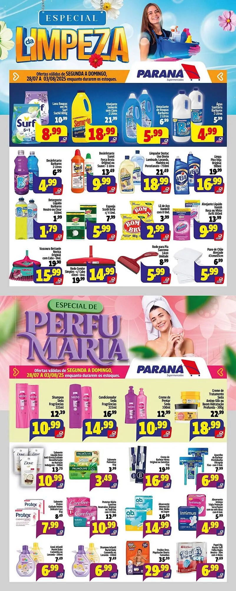 Encarte de Catálogo Supermercado Paraná 28 de julho até 3 de agosto 2025 - Pagina 1