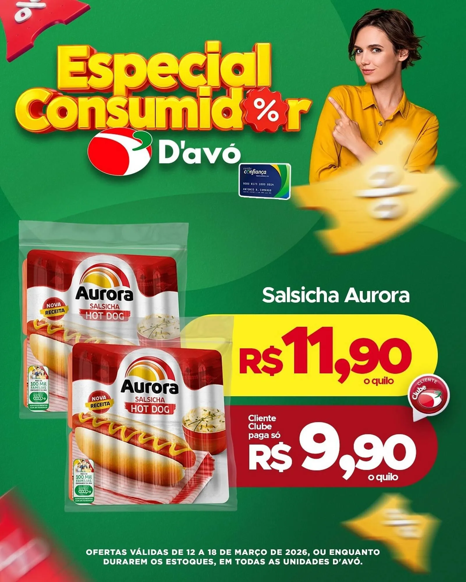 Encarte de Catálogo D'avó Supermercado 12 de março até 18 de março 2026 - Pagina 1