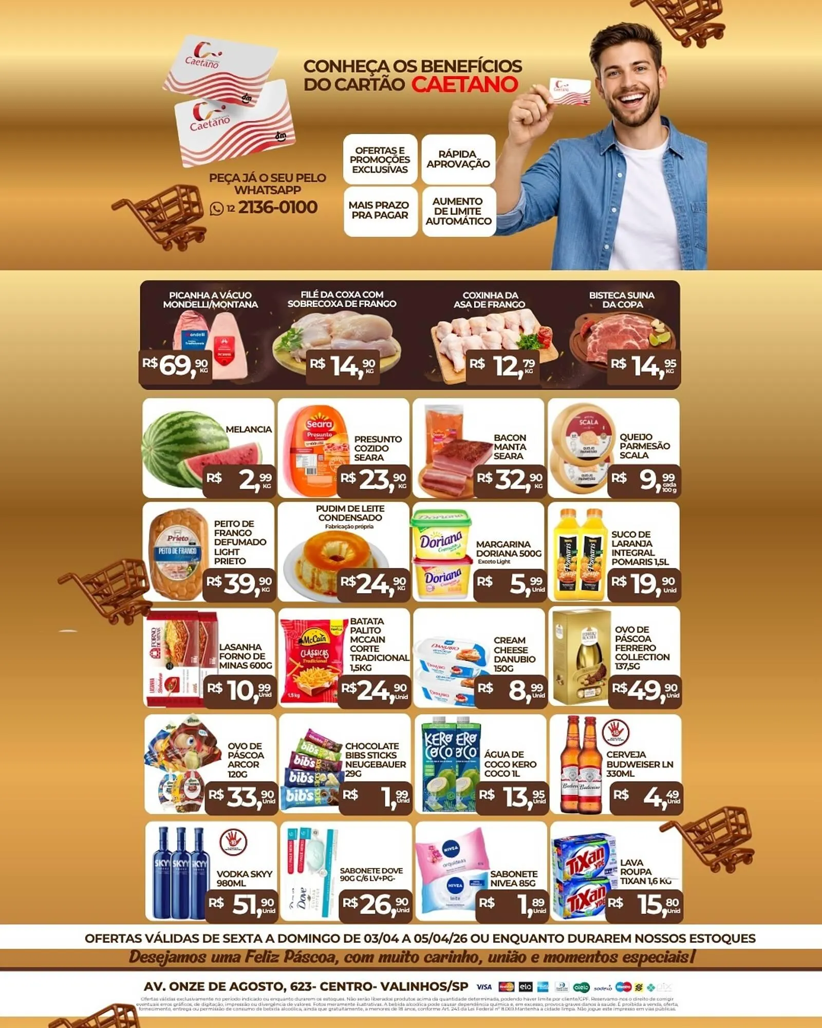 Encarte de Catálogo Supermercados Caetano 3 de abril até 5 de abril 2026 - Pagina 3