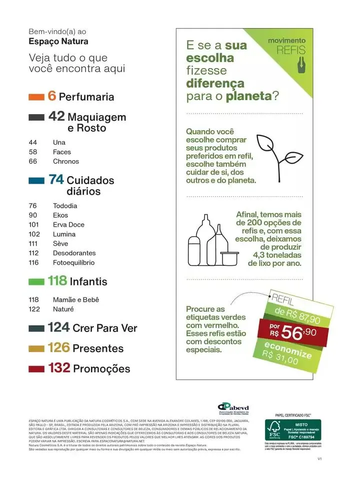 Encarte de Revista Natura Ciclo 1 31 de janeiro até 15 de fevereiro 2025 - Pagina 4