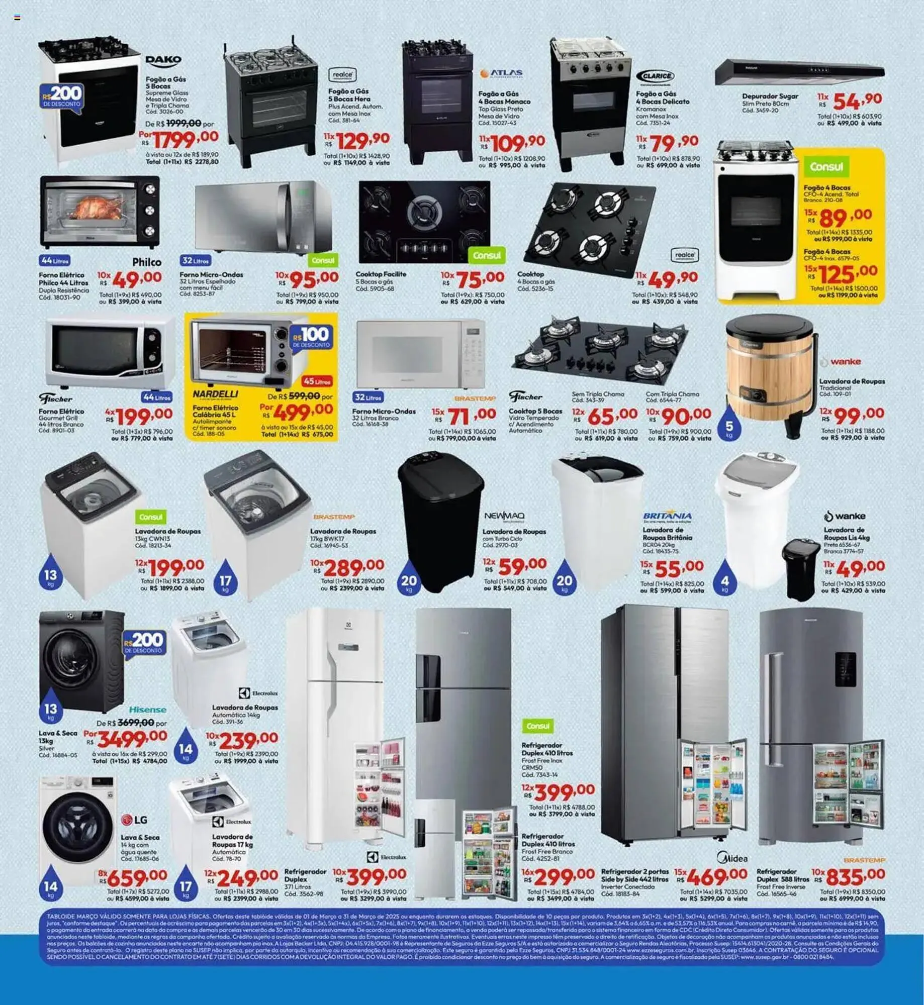 Encarte de Catálogo Lojas Becker 1 de março até 31 de março 2025 - Pagina 3