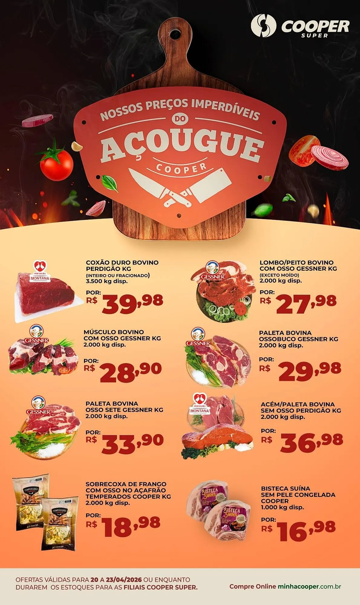 Encarte de Tabloide Cooper 20 de abril até 23 de abril 2026 - Pagina 1