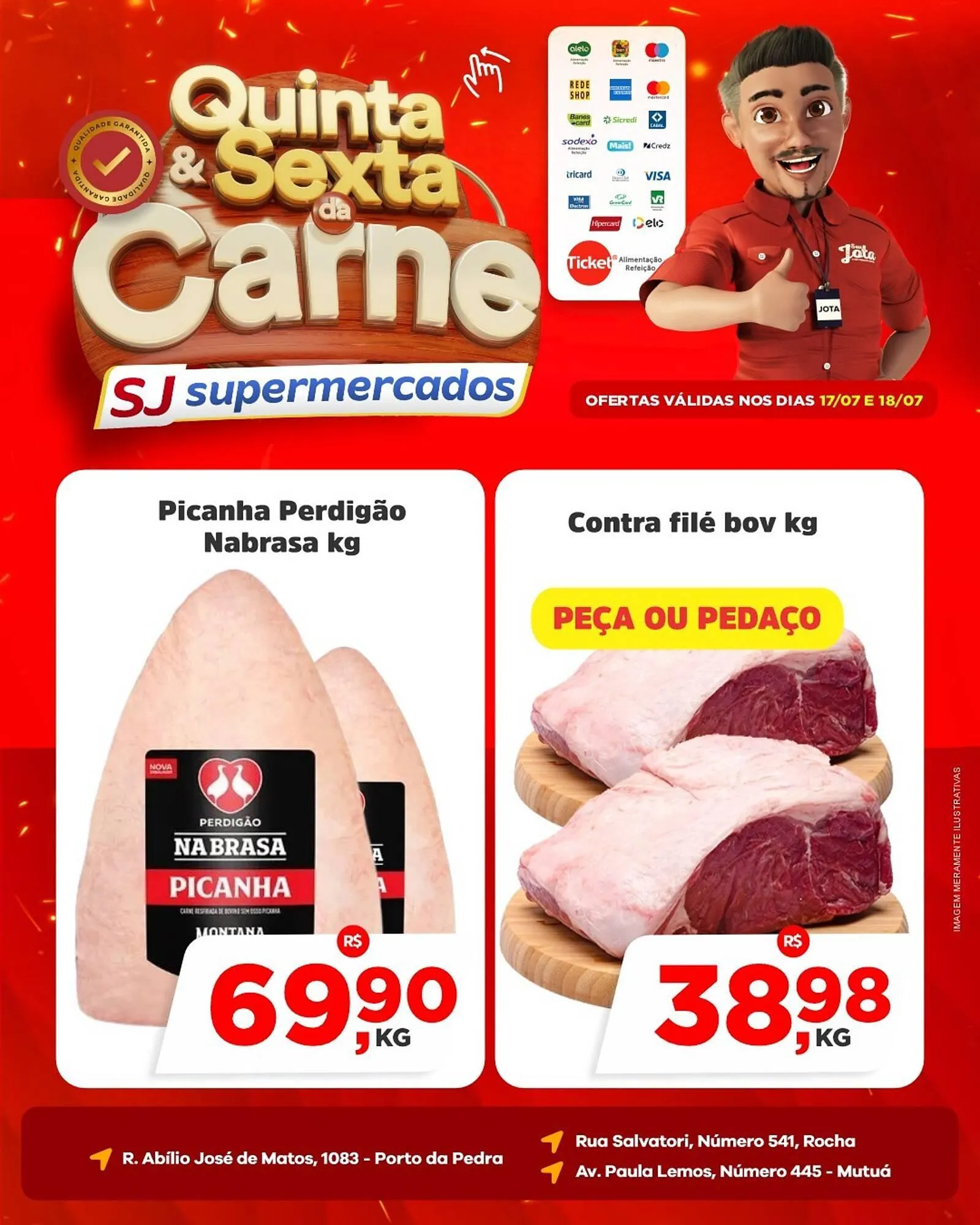 Encarte de Catálogo Sj Supermercados 17 de julho até 18 de julho 2025 - Pagina 2