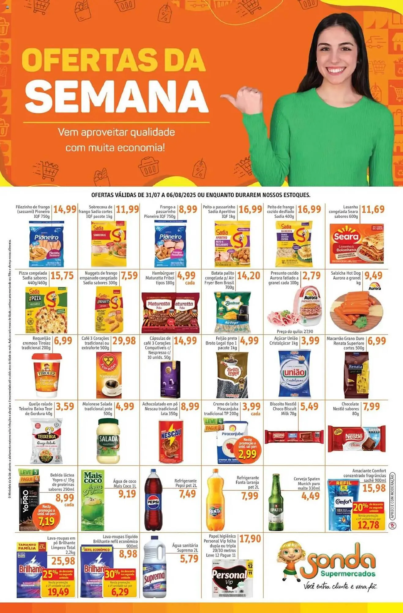 Encarte de Catálogo Sonda 31 de julho até 6 de agosto 2025 - Pagina 1