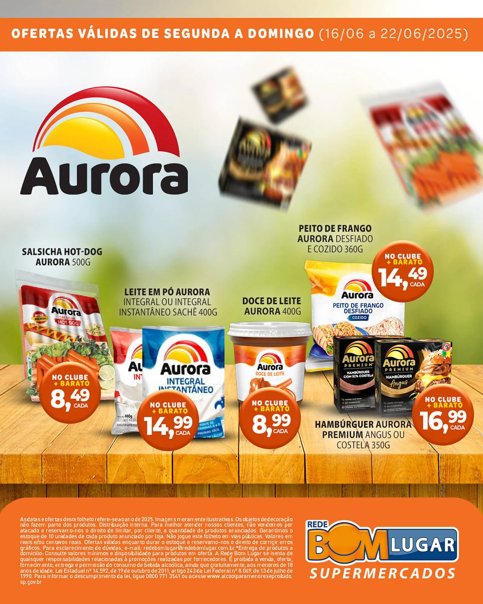 Encarte de Catálogo Rede Bom Lugar 19 de junho até 22 de junho 2025 - Pagina 1