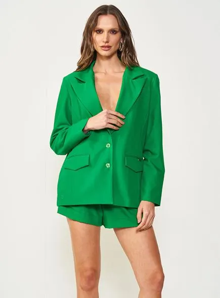 Blazer Alfaiataria Com Lapelas