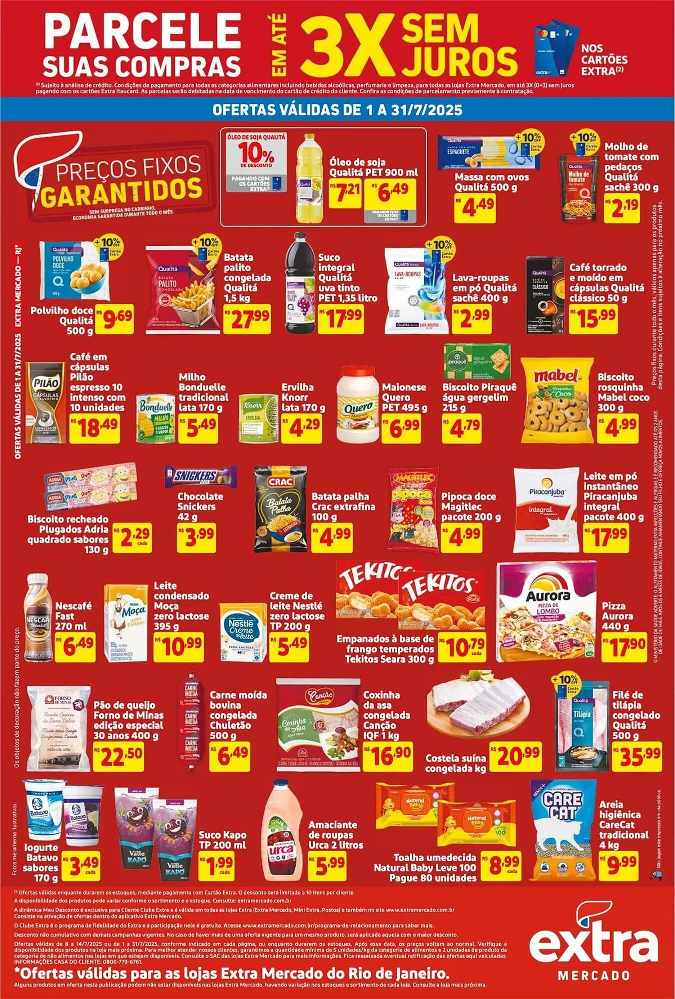 Encarte de Catálogo Extra 8 de julho até 14 de julho 2025 - Pagina 3