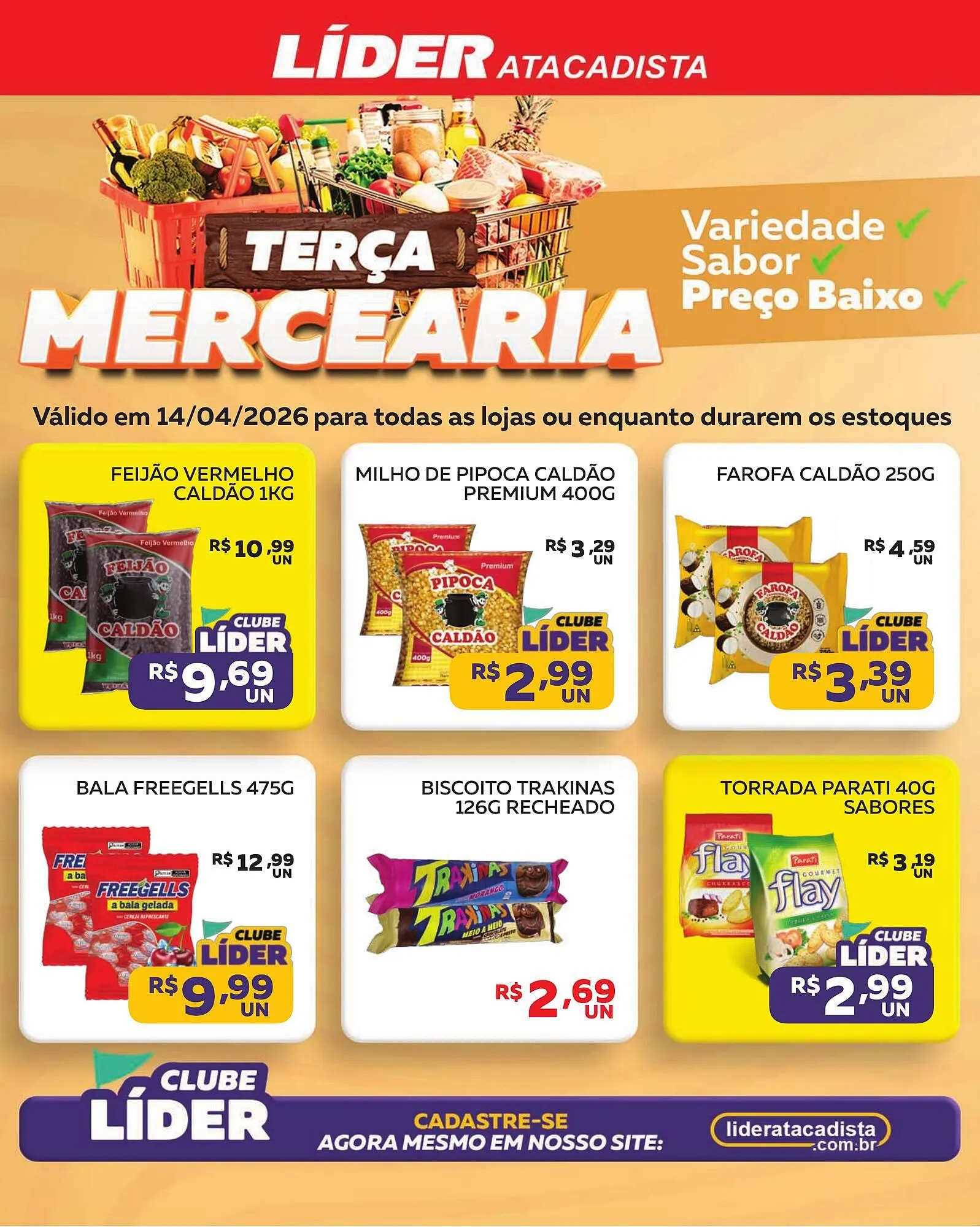 Encarte de Encarte Lider Atacadista 13 de abril até 14 de abril 2026 - Pagina 1