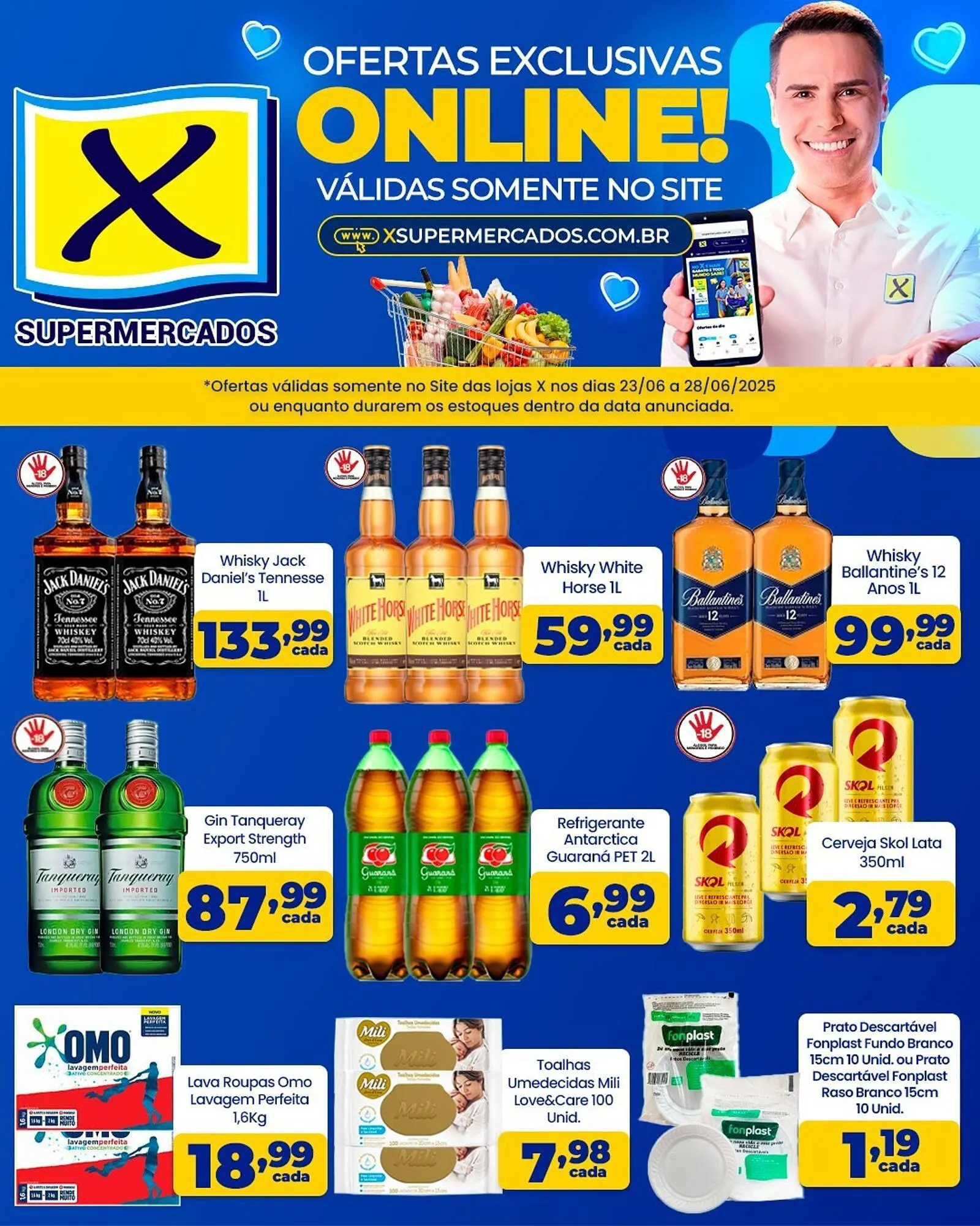 Encarte de Catálogo X Supermercados 23 de junho até 28 de junho 2025 - Pagina 2