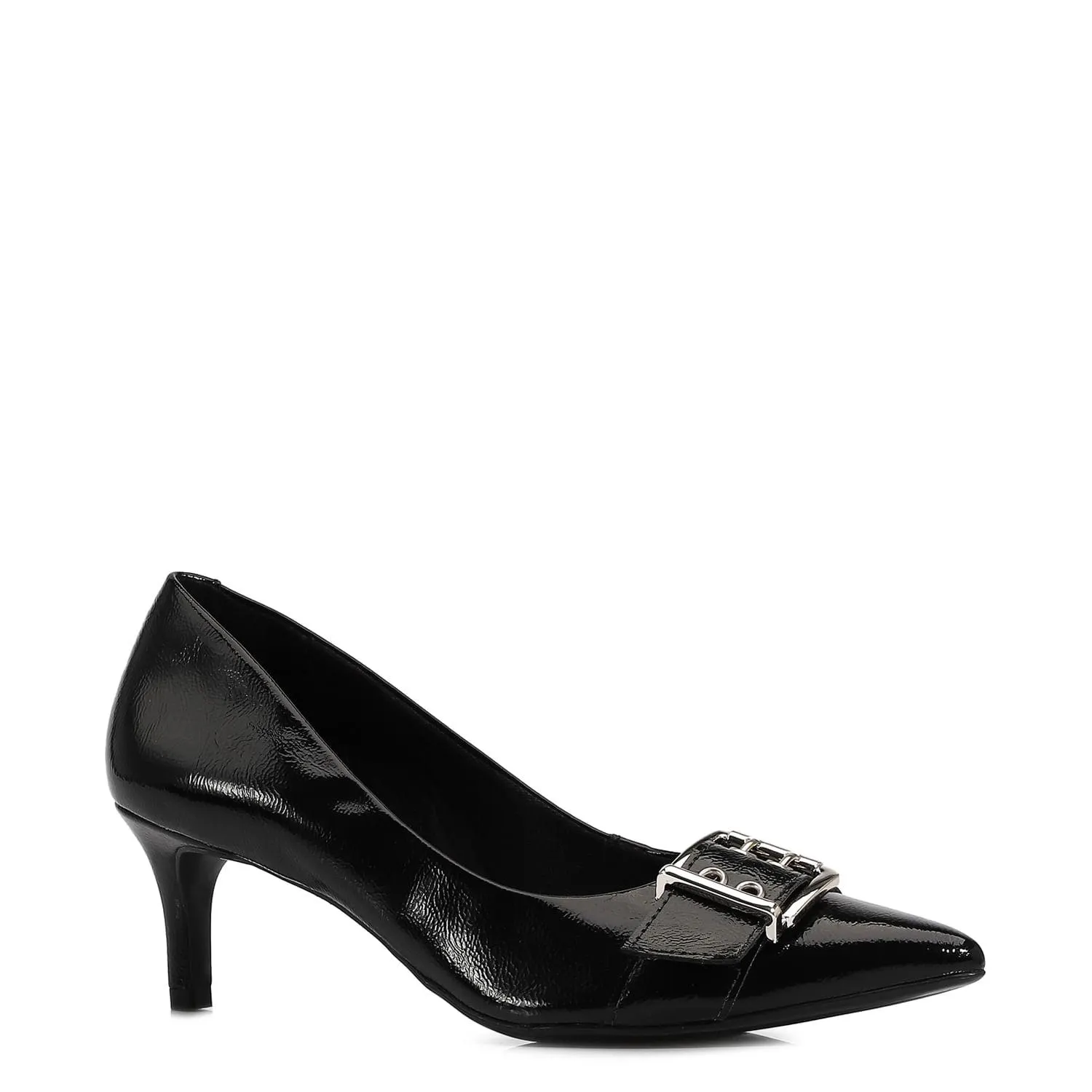 Scarpin Alt Verniz Preto