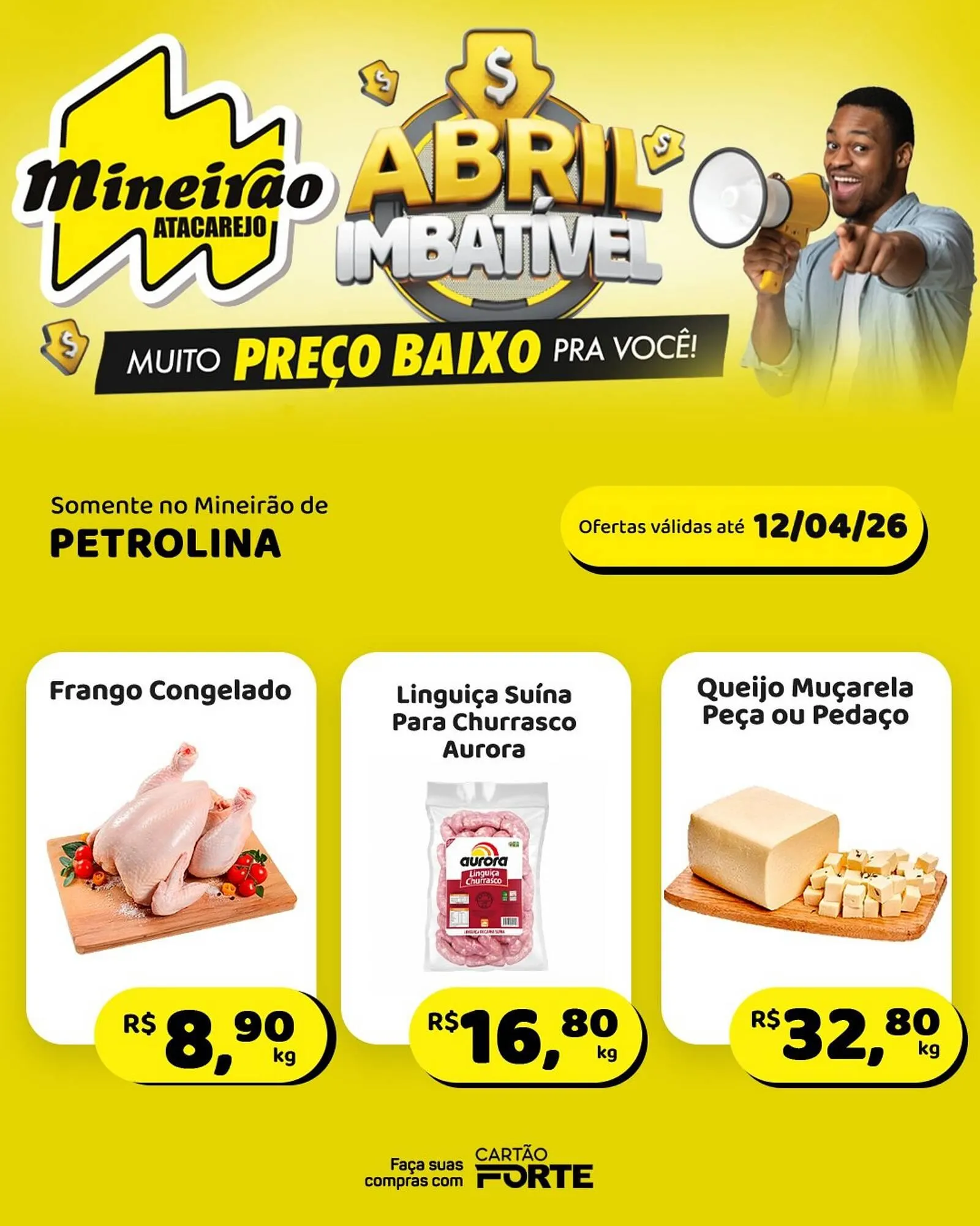 Encarte de Folheto Mineirão Atacarejo 6 de abril até 12 de abril 2026 - Pagina 1