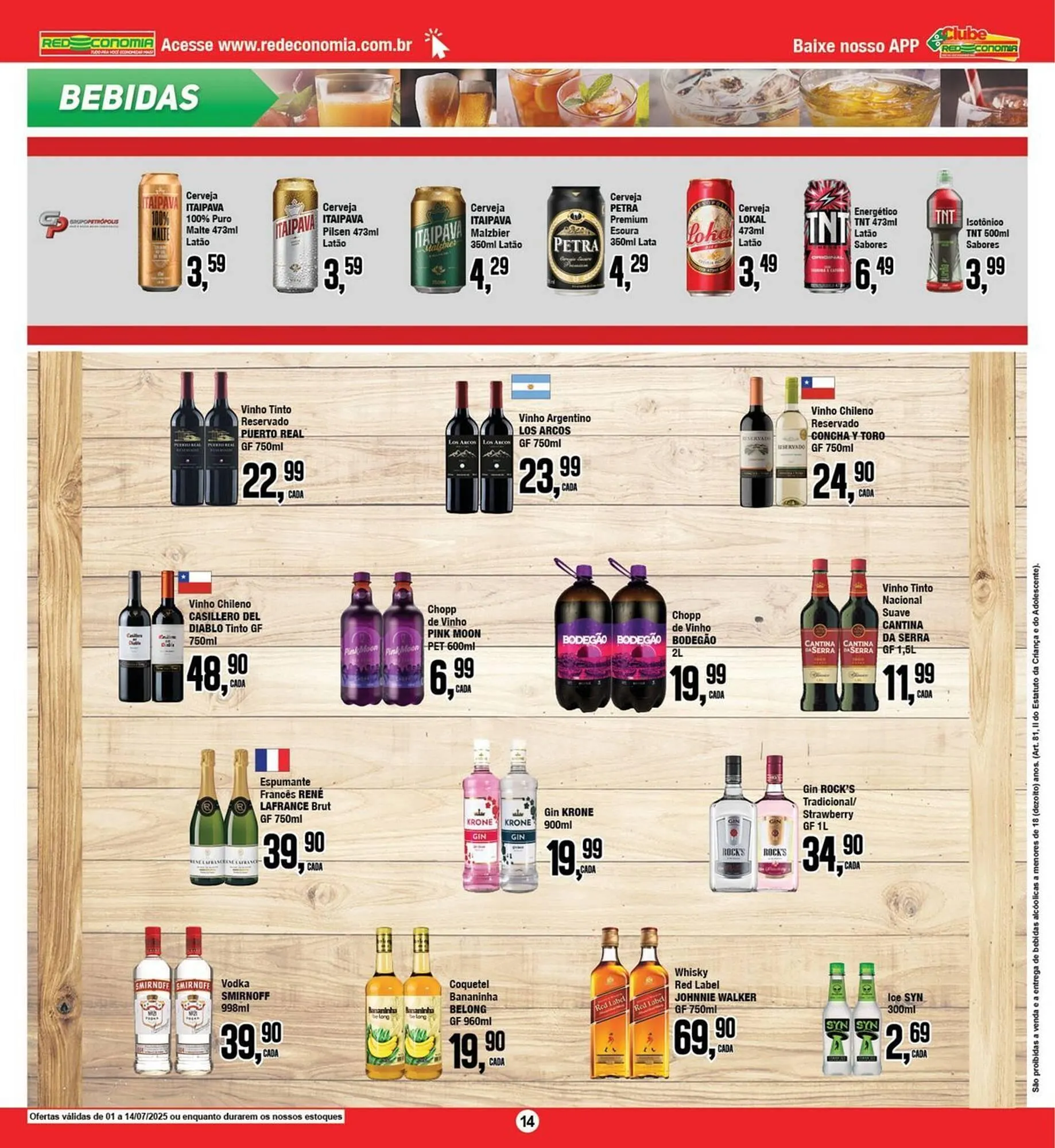 Encarte de Catálogo Rede Economia 4 de julho até 6 de julho 2025 - Pagina 14
