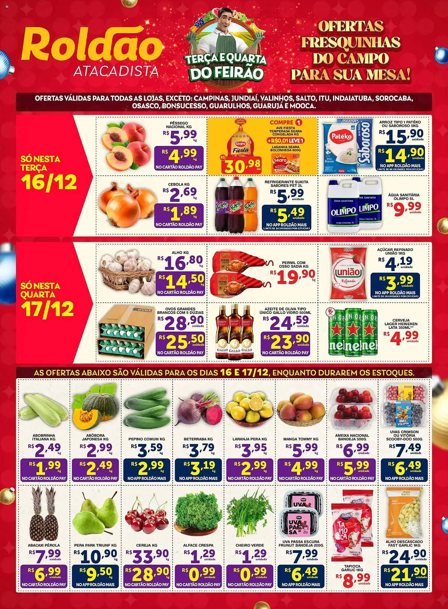 Encarte de Folheto Roldão 16 de dezembro até 17 de dezembro 2025 - Pagina 1
