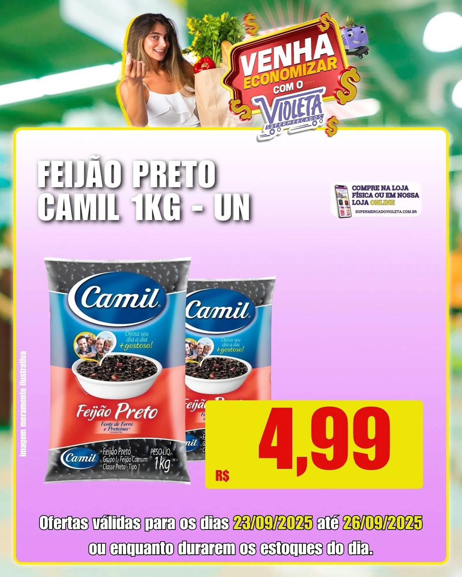 Encarte de Catálogo Violeta Supermercados 23 de setembro até 26 de setembro 2025 - Pagina 3