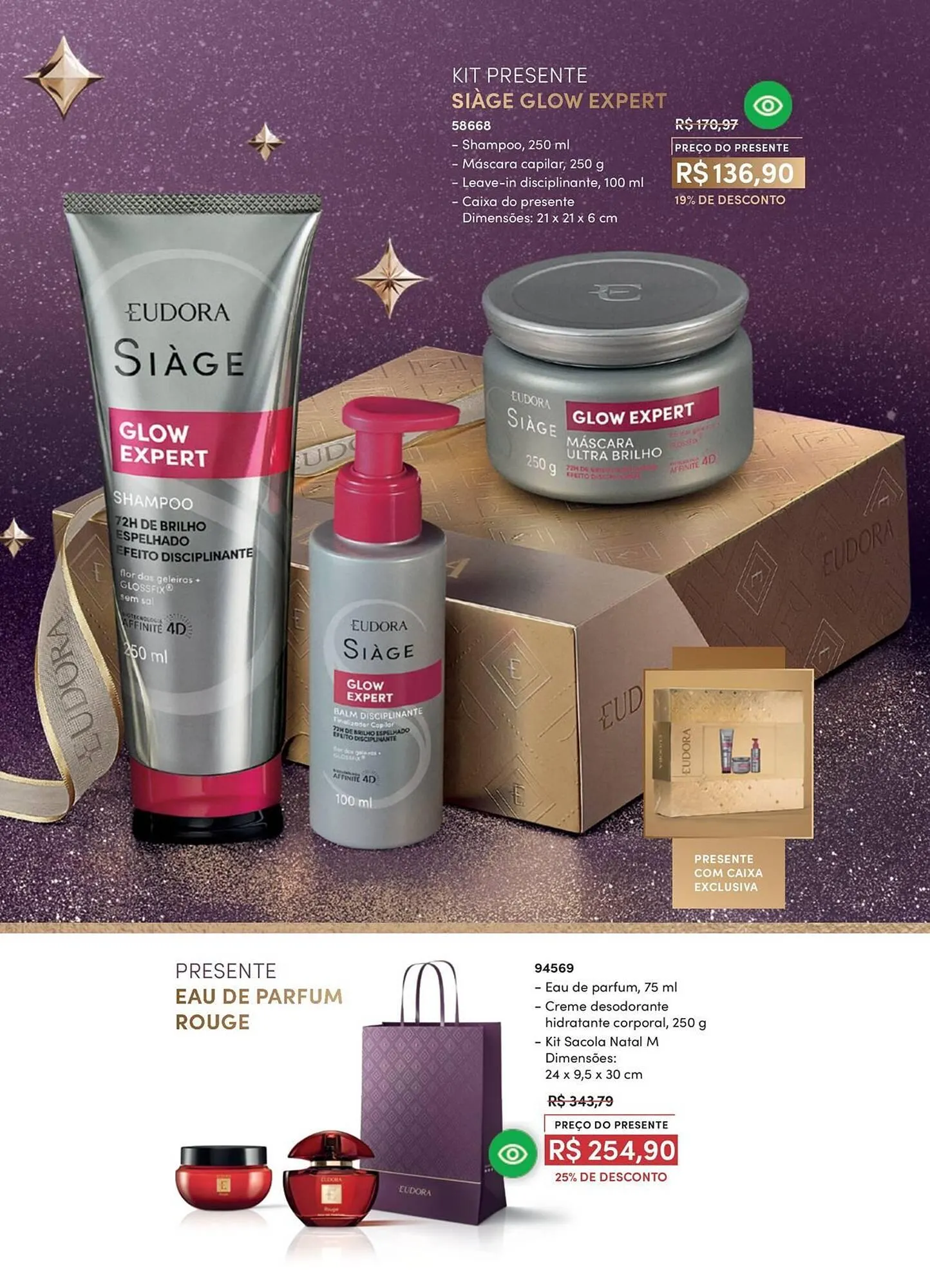 Encarte de Catálogo Eudora 27 de novembro até 27 de dezembro 2025 - Pagina 38