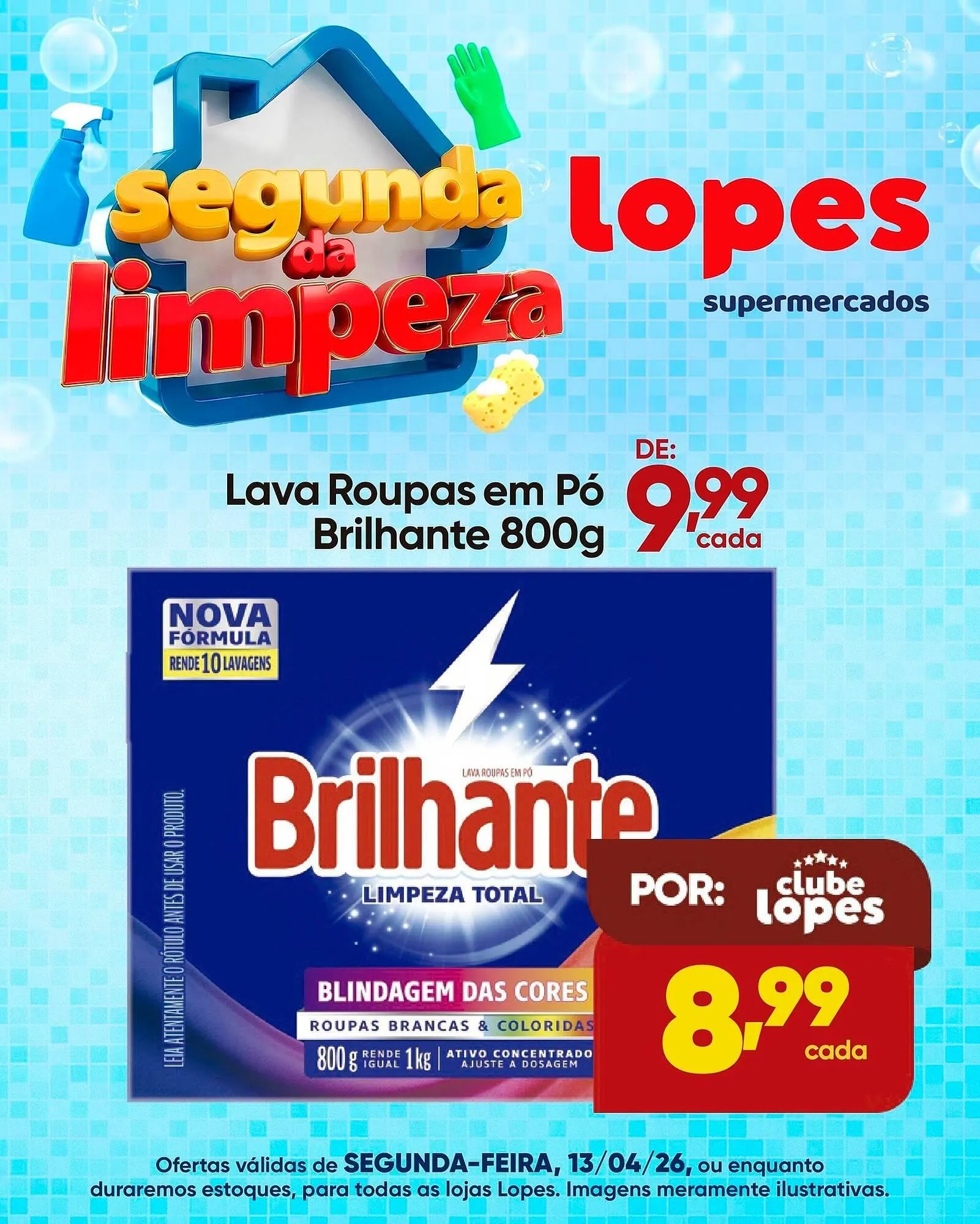 Encarte de Folheto Lopes Supermercados 13 de abril até 13 de abril 2026 - Pagina 2