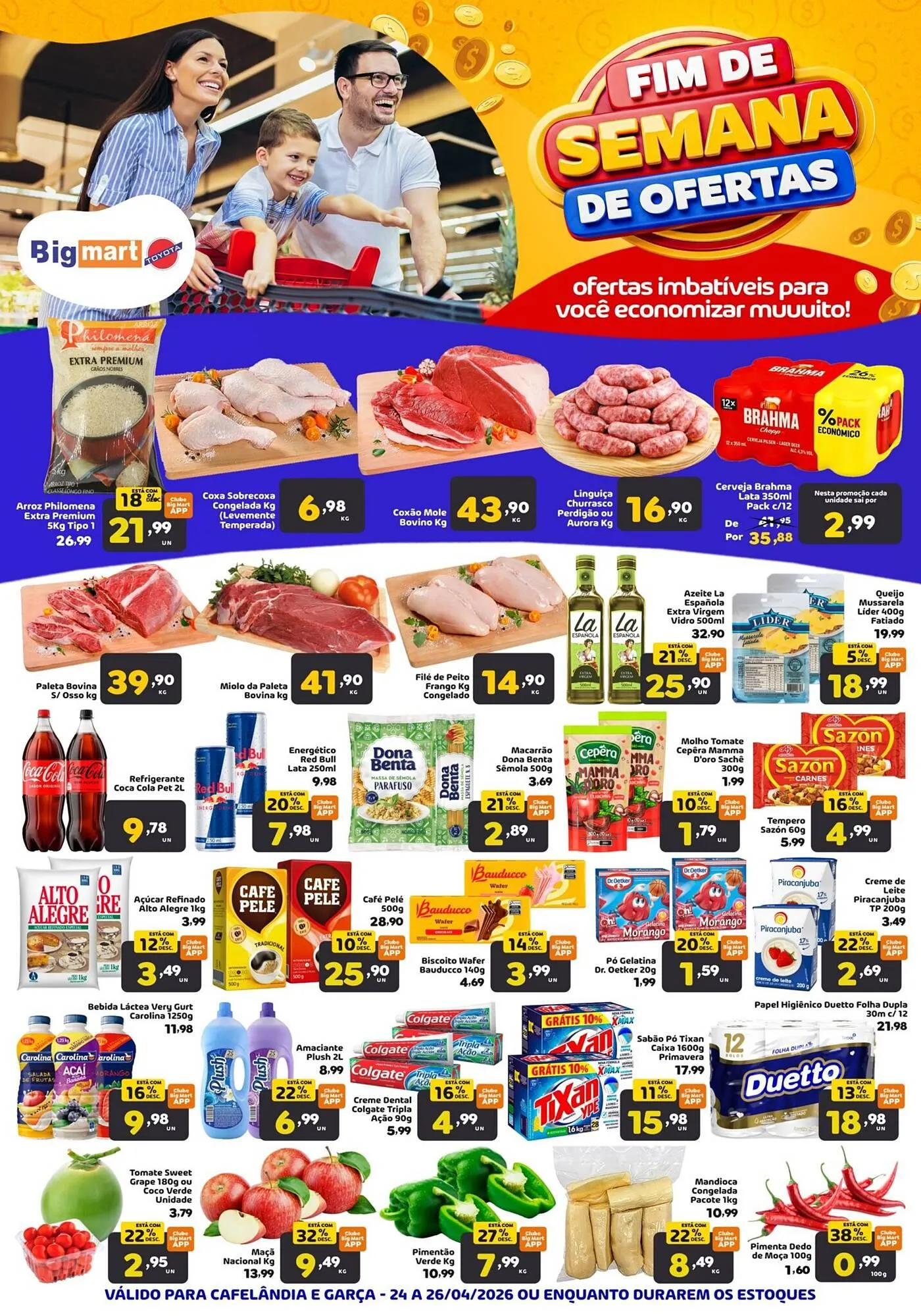 Encarte de Catálogo Bigmart 24 de abril até 26 de abril 2026 - Pagina 1