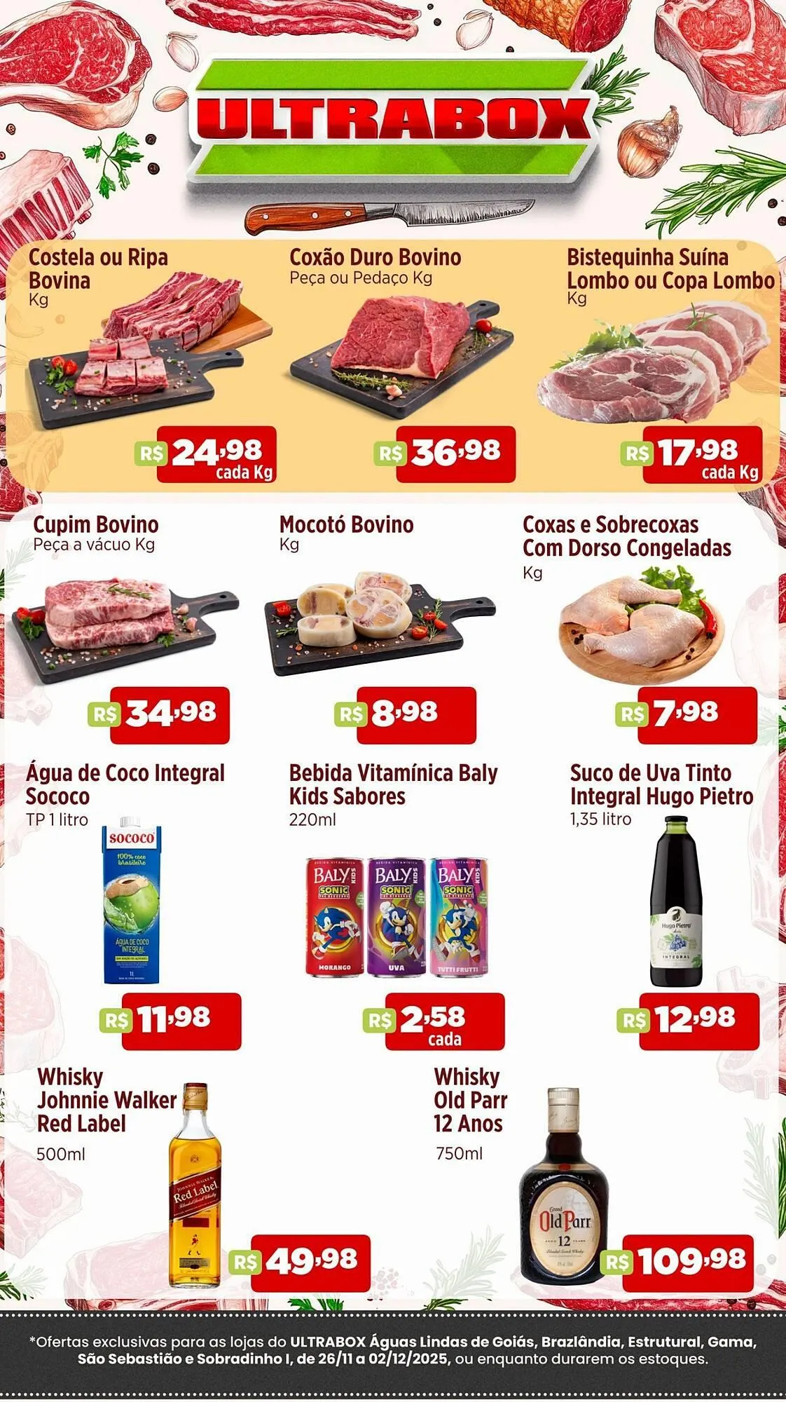 Encarte de Panfleto Ultrabox 25 de novembro até 2 de dezembro 2025 - Pagina 1