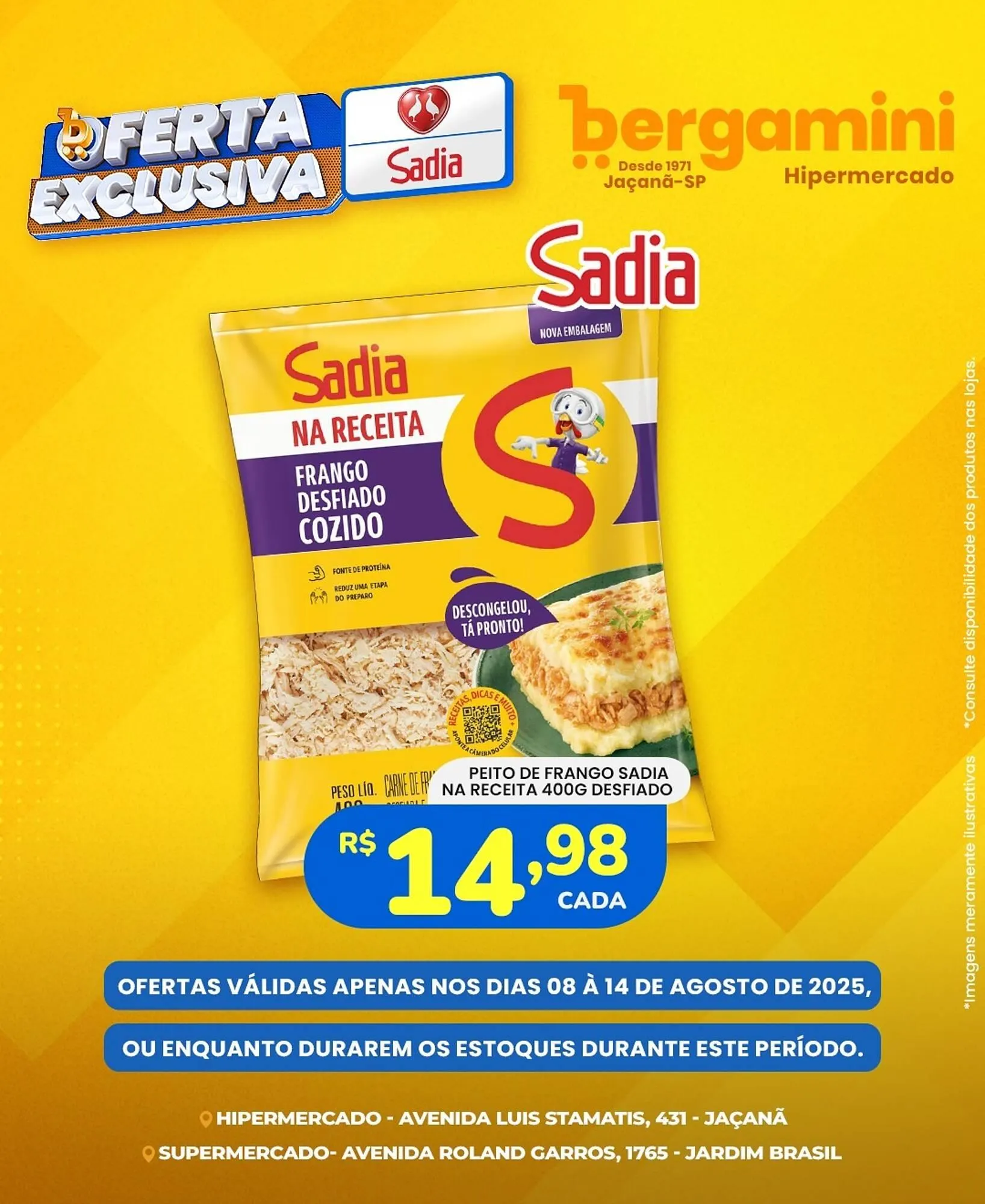 Encarte de Catálogo Supermercado Bergamini 8 de agosto até 14 de agosto 2025 - Pagina 3