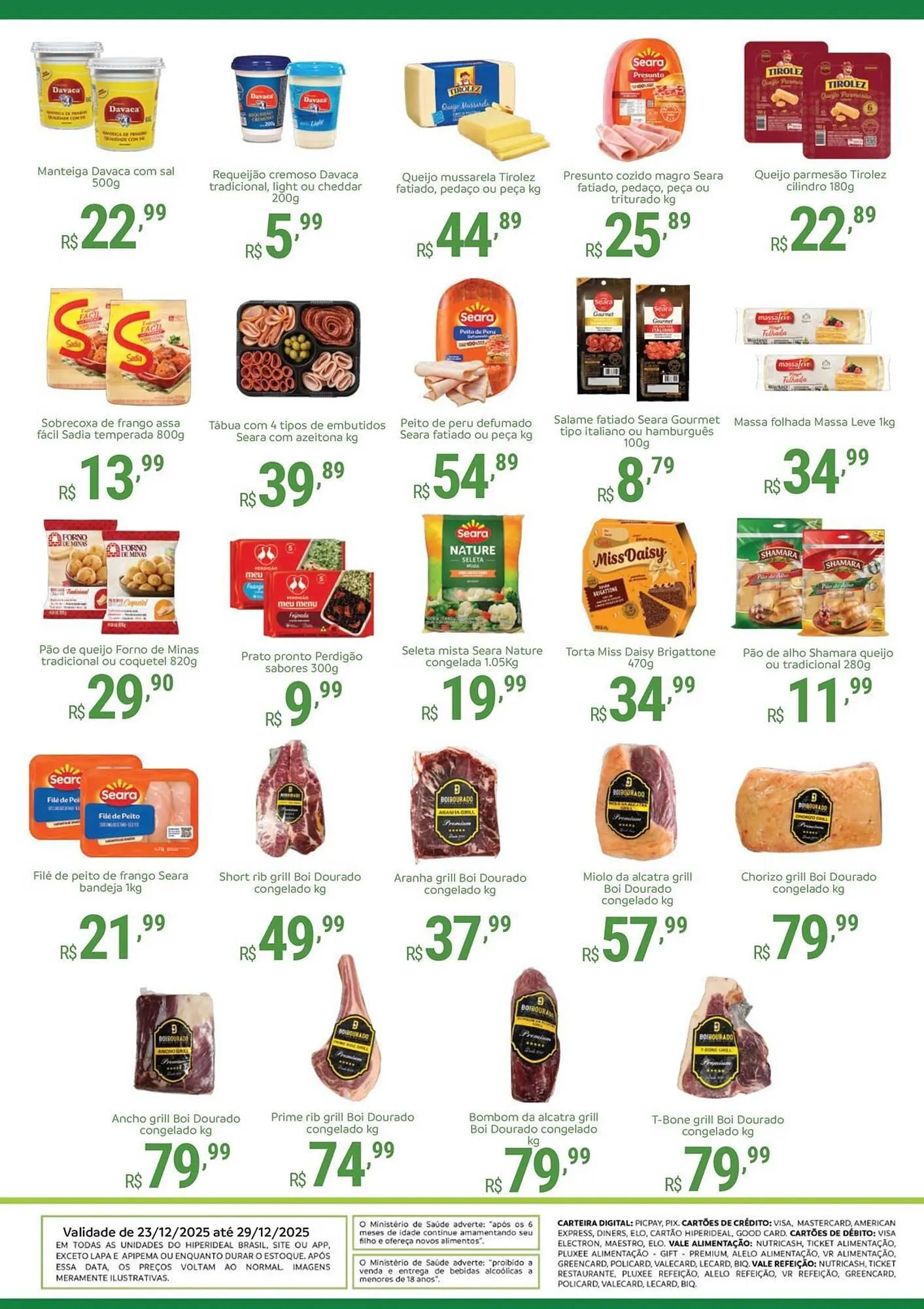 Encarte de Catálogo Hiperideal Supermercados 23 de dezembro até 29 de dezembro 2025 - Pagina 2