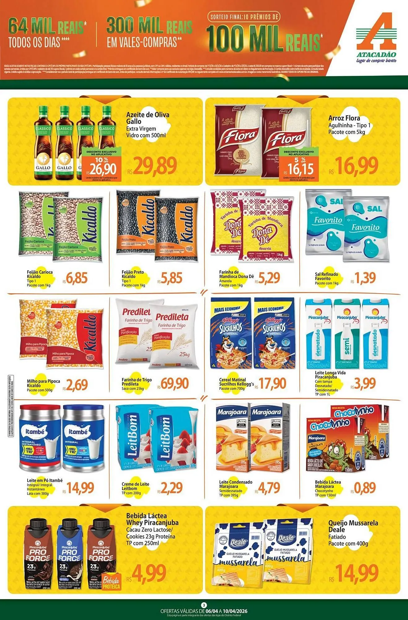 Encarte de Folheto Atacadão 6 de abril até 10 de abril 2026 - Pagina 3
