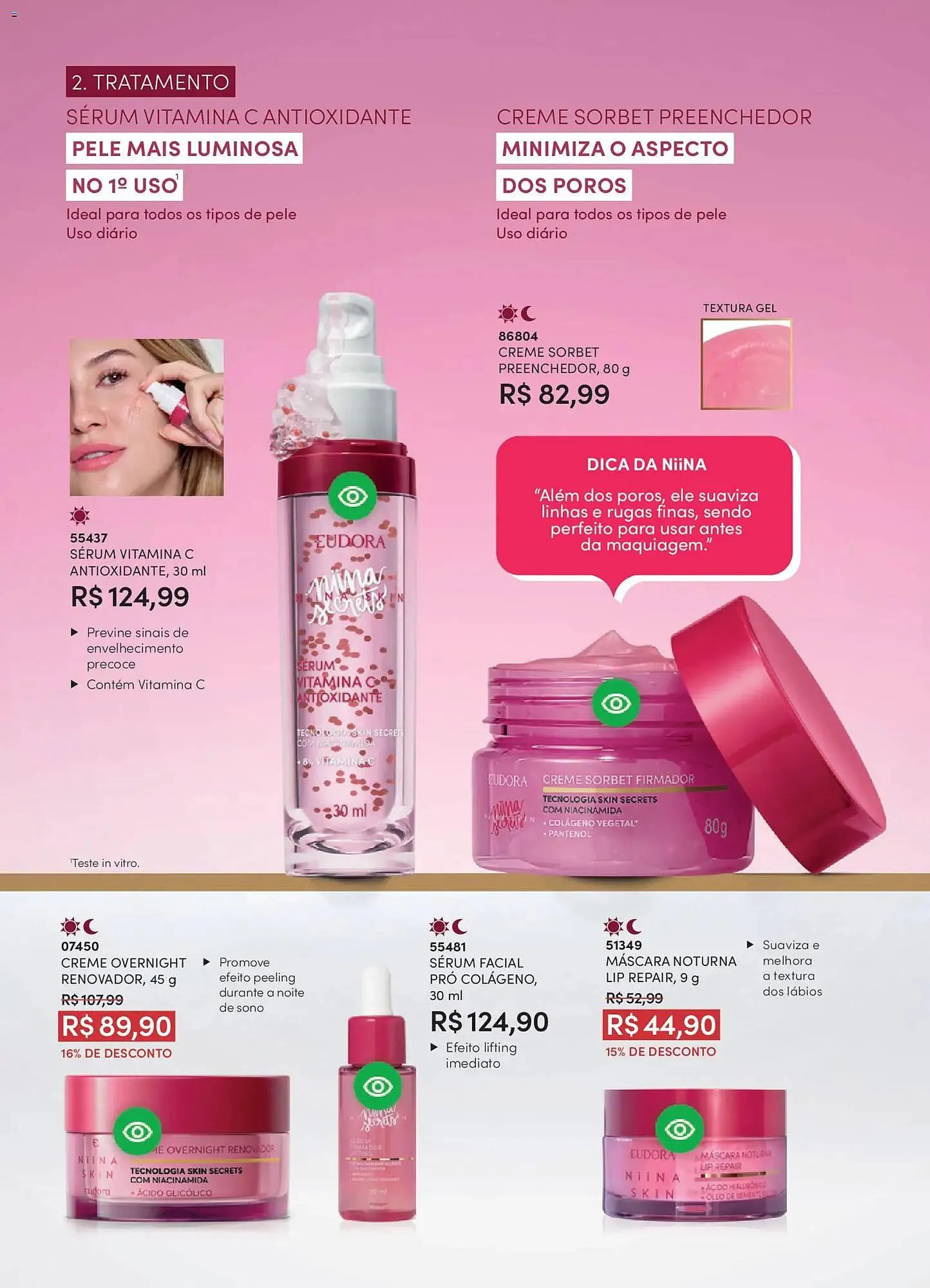 Encarte de Catálogo Eudora 19 de fevereiro até 19 de março 2026 - Pagina 74