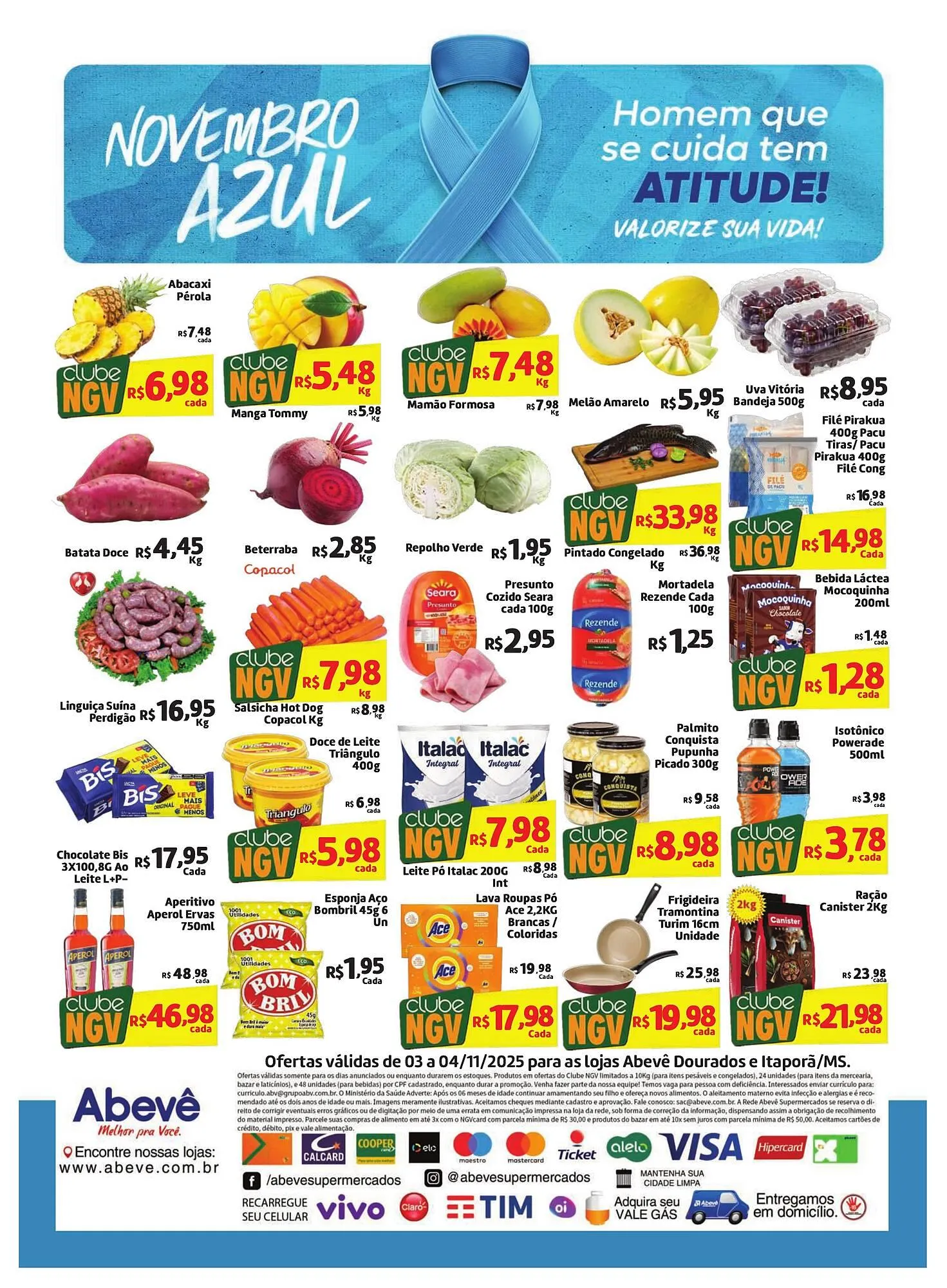Encarte de Catálogo Abevê Supermercados 3 de novembro até 4 de novembro 2025 - Pagina 2