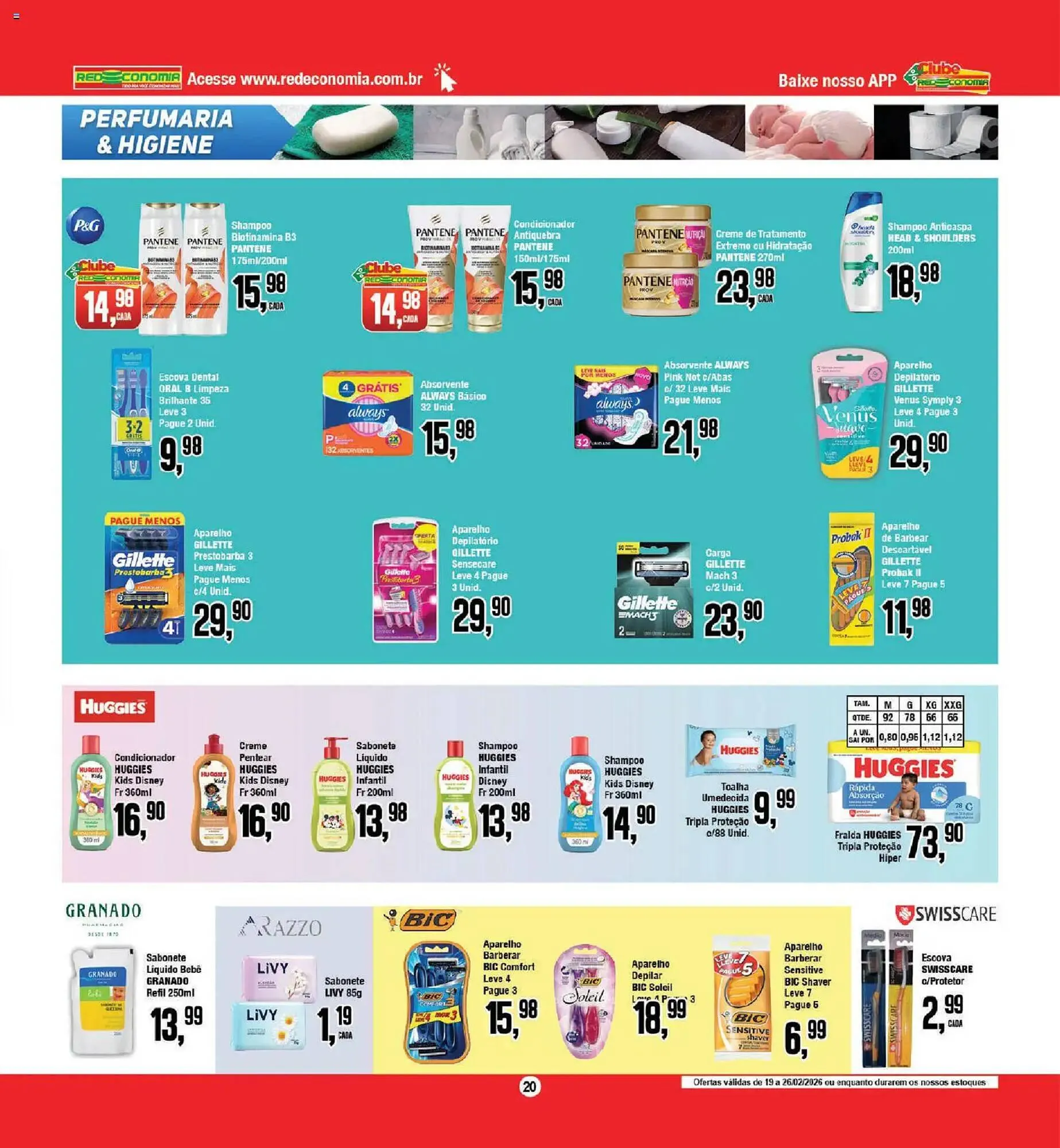 Encarte de Encarte Redeconomia 19 de fevereiro até 26 de fevereiro 2026 - Pagina 20