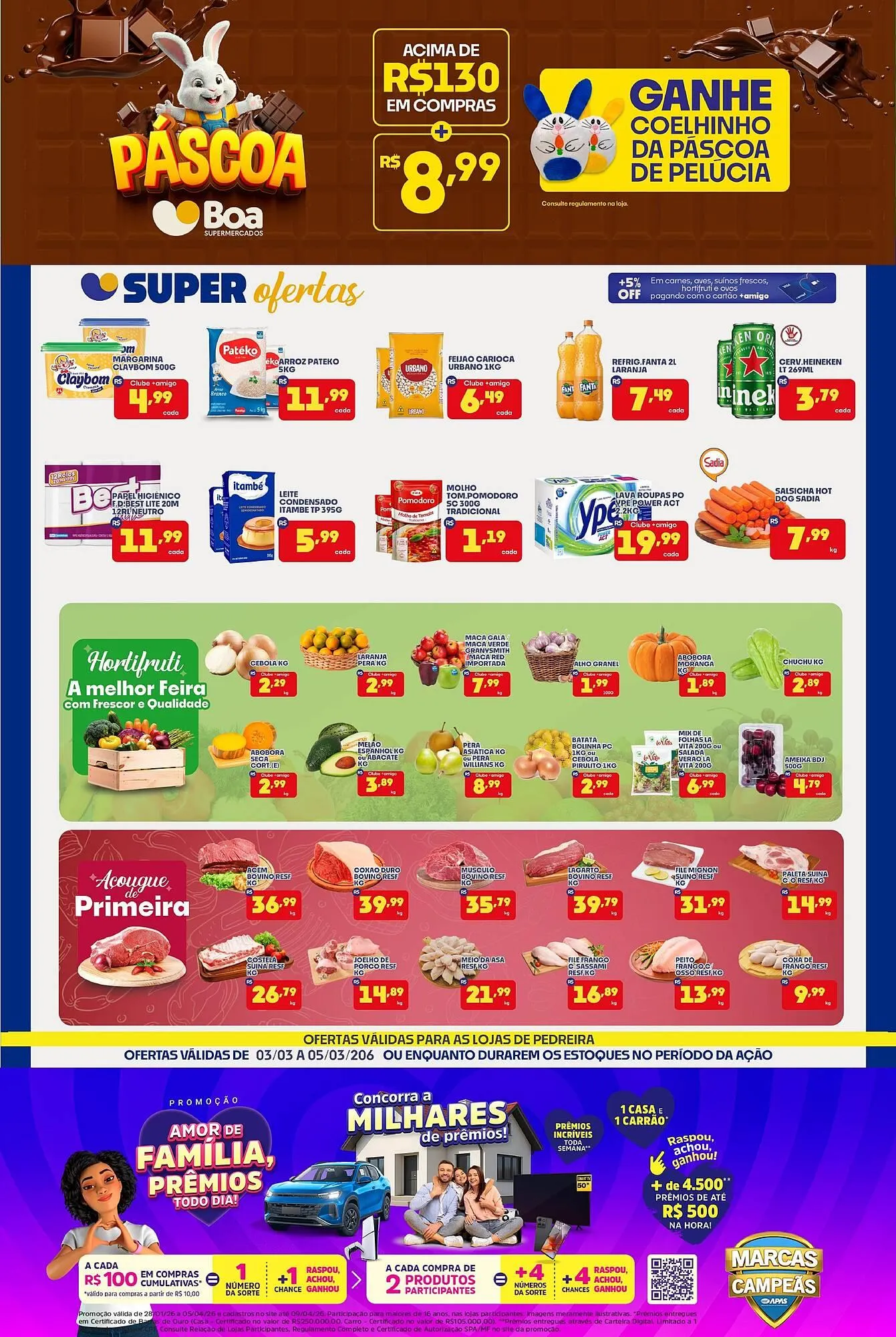 Encarte de Tabloide Boa Supermercados 3 de março até 5 de março 2026 - Pagina 1
