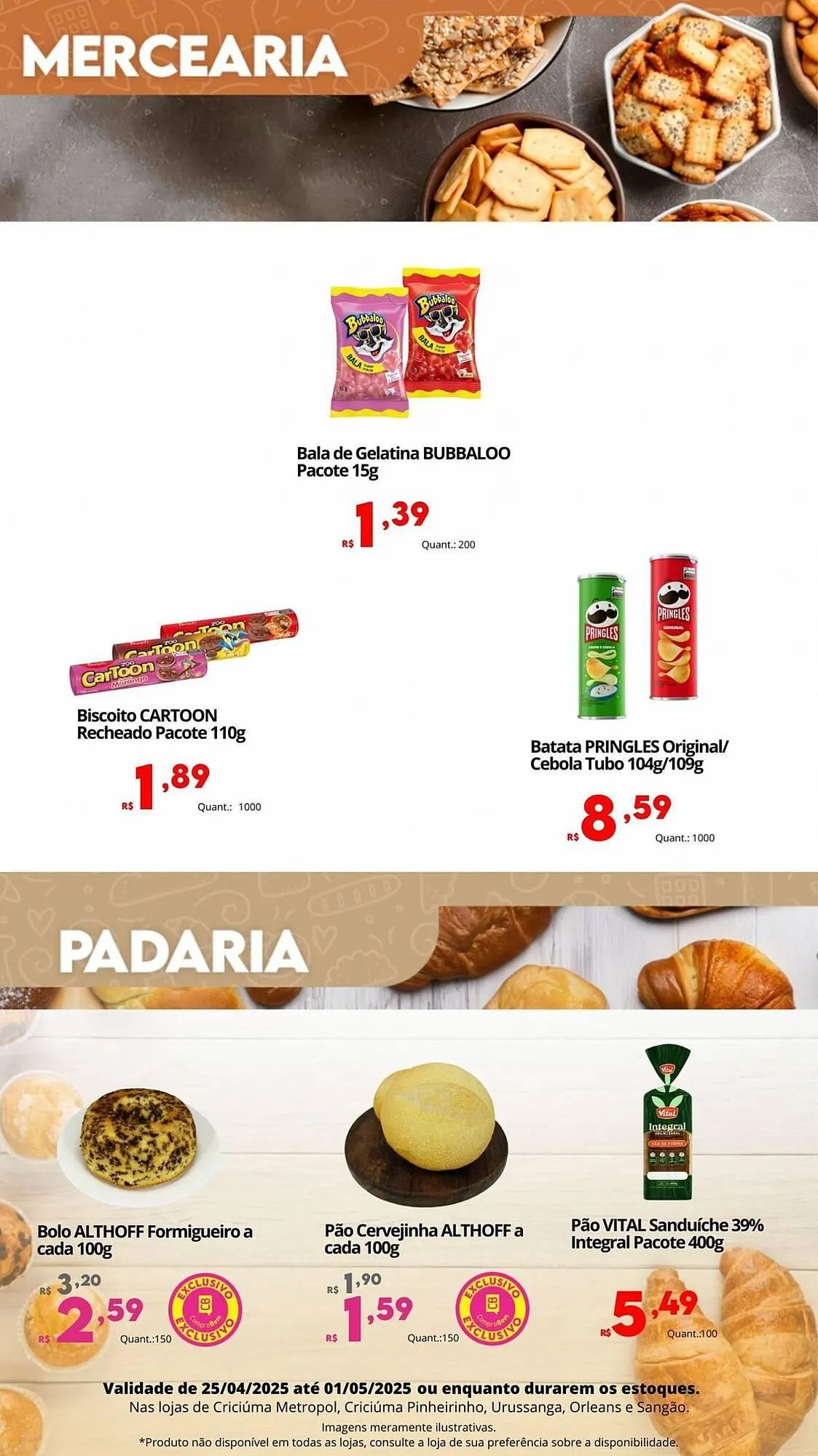 Encarte de Catálogo Althoff Supermercados 25 de abril até 1 de maio 2025 - Pagina 3