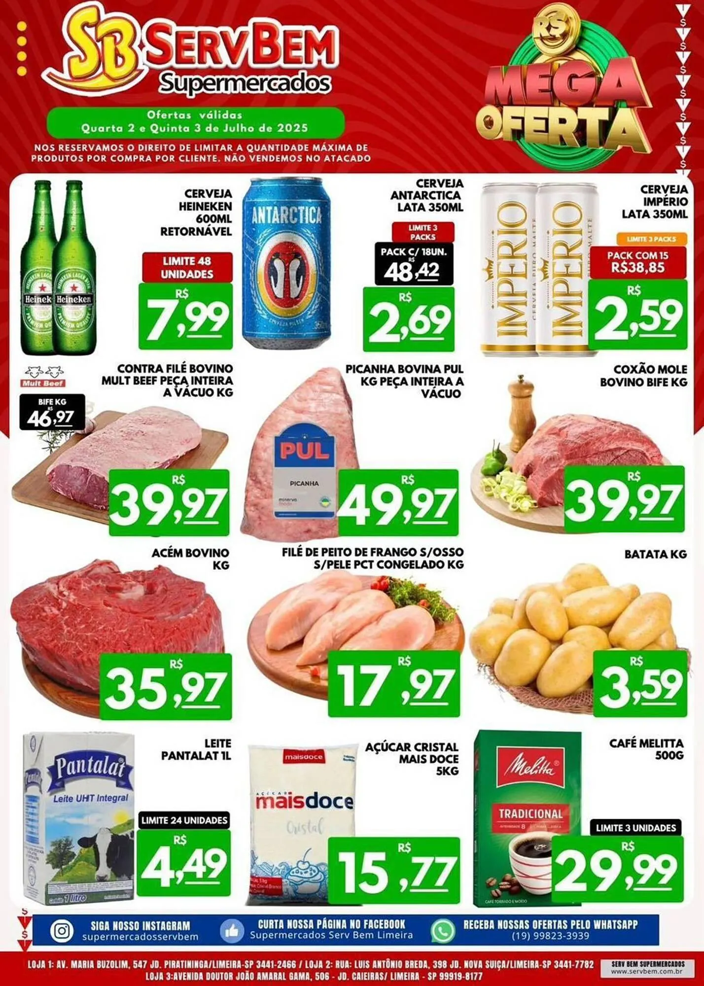 Encarte de Catálogo ServBem 2 de julho até 3 de julho 2025 - Pagina 1