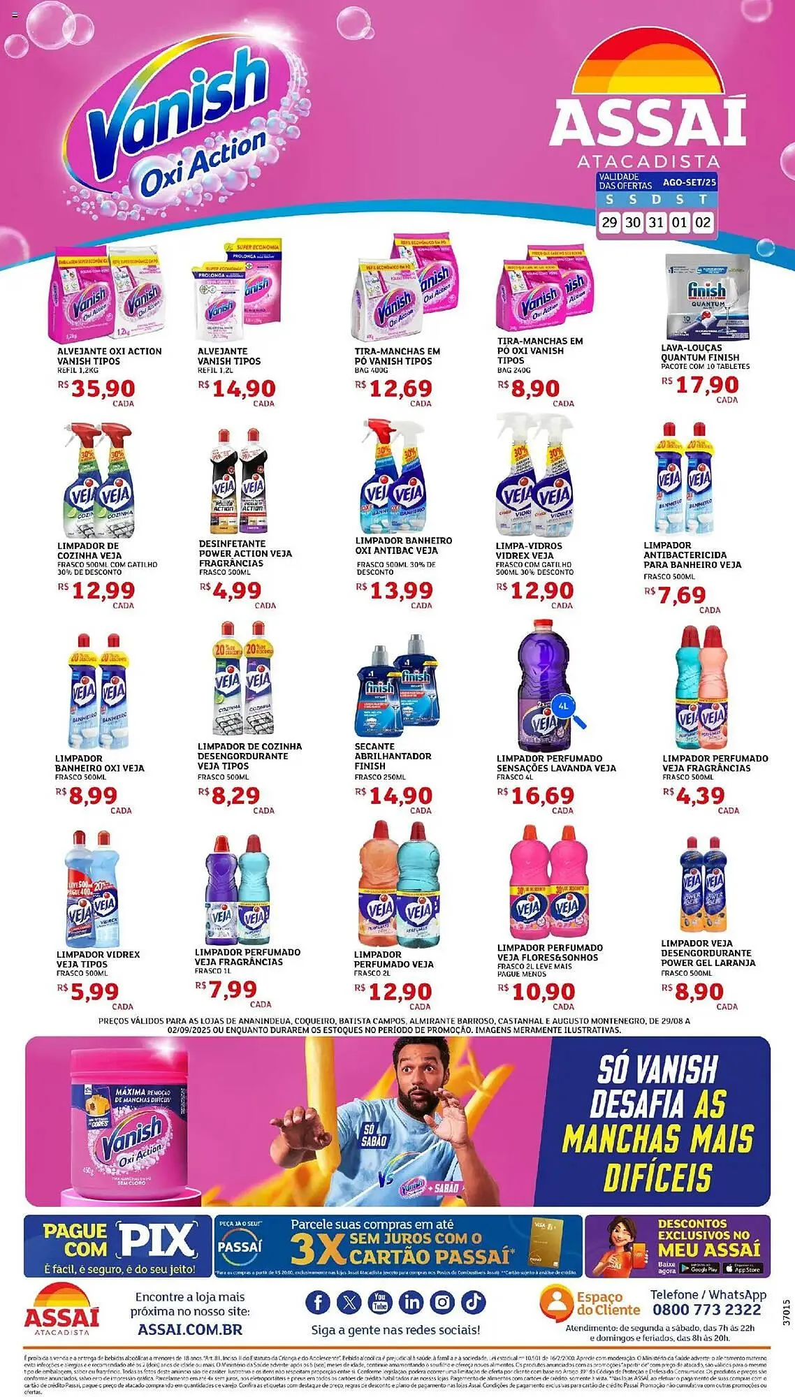 Encarte de Catálogo Assaí Atacadista 29 de agosto até 2 de setembro 2025 - Pagina 1