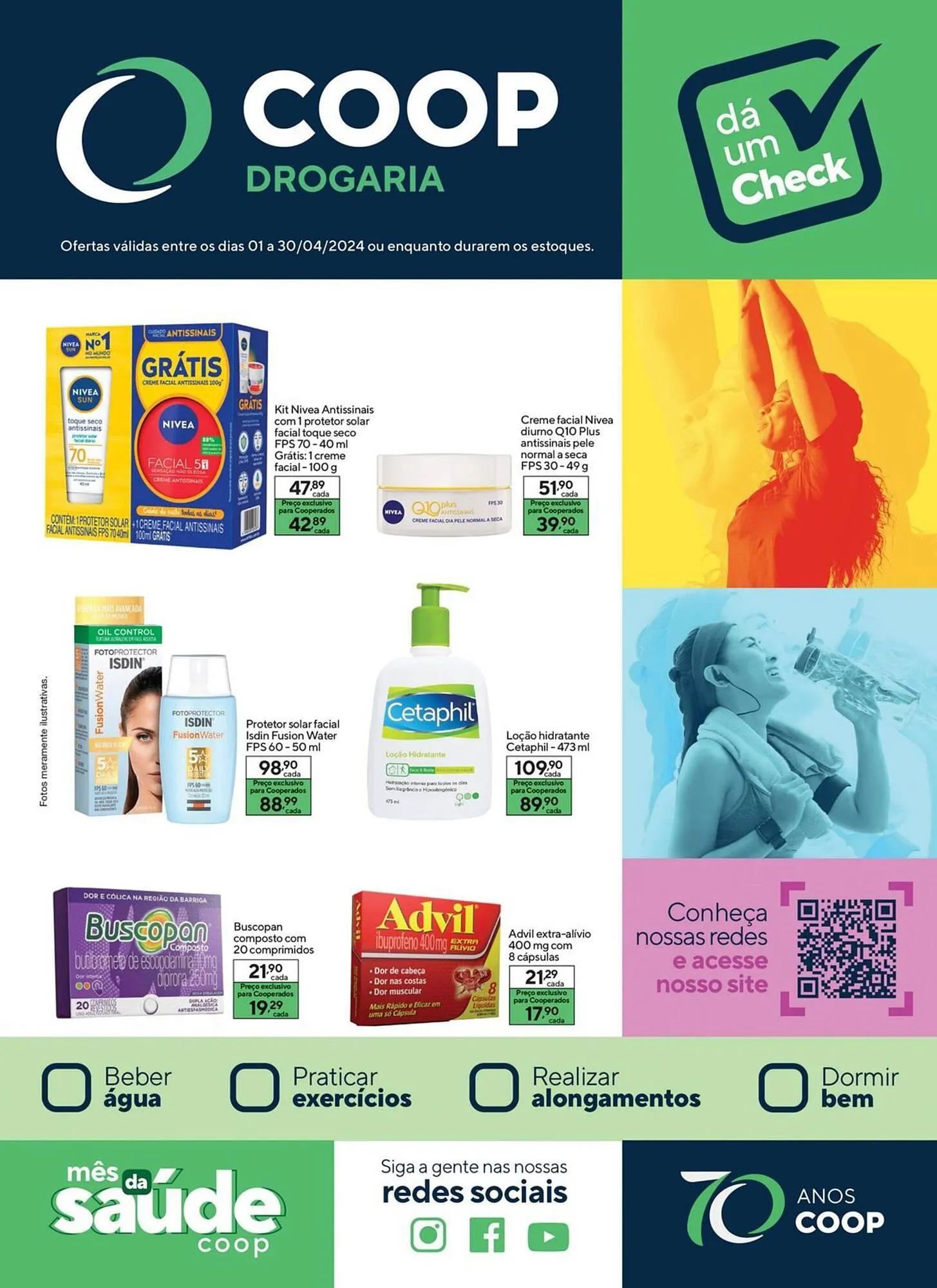 Encarte de Catálogo Drogarias Coop 5 de abril até 30 de abril 2024 - Pagina