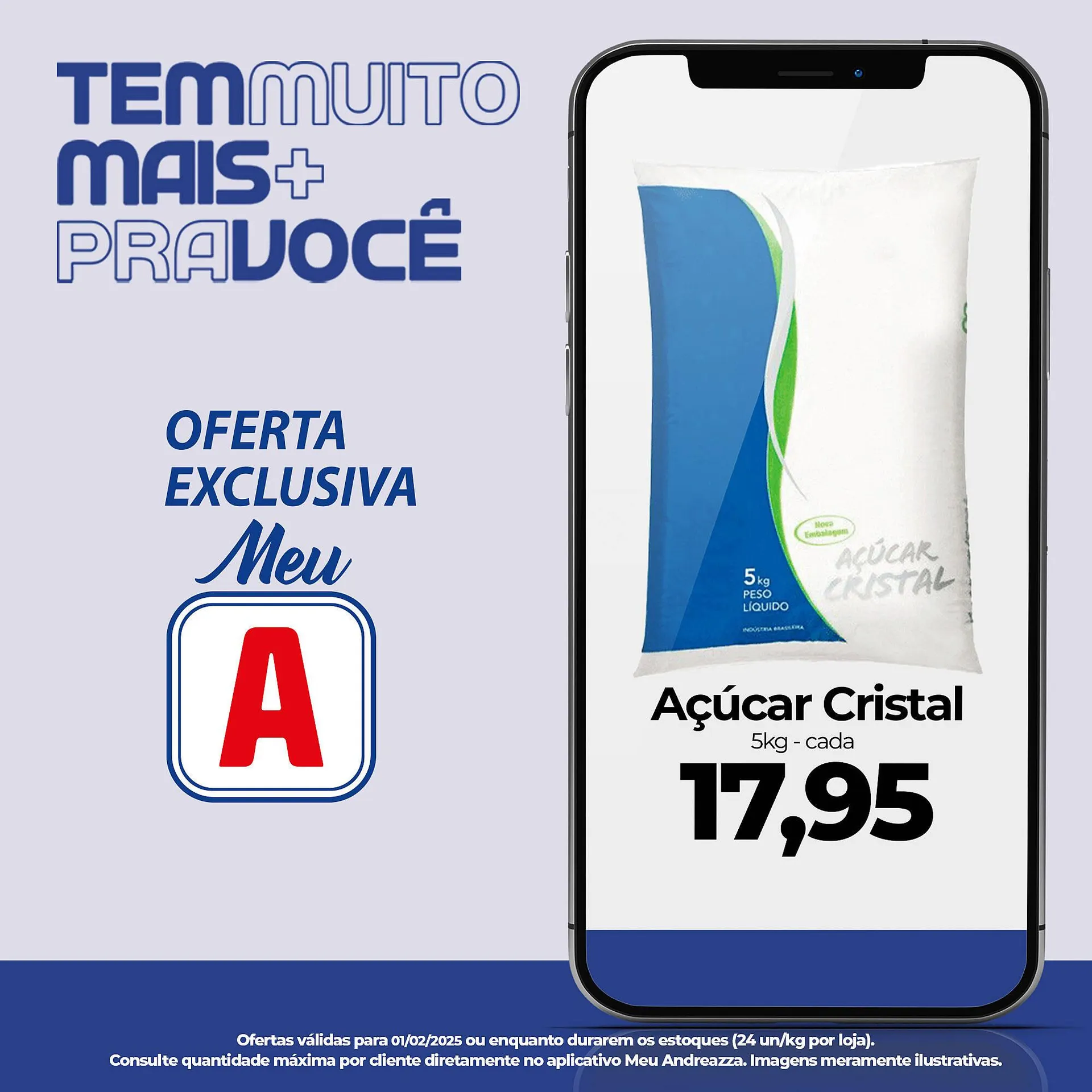 Encarte de Catálogo Supermercados Andreazza 1 de fevereiro até 5 de fevereiro 2025 - Pagina 1