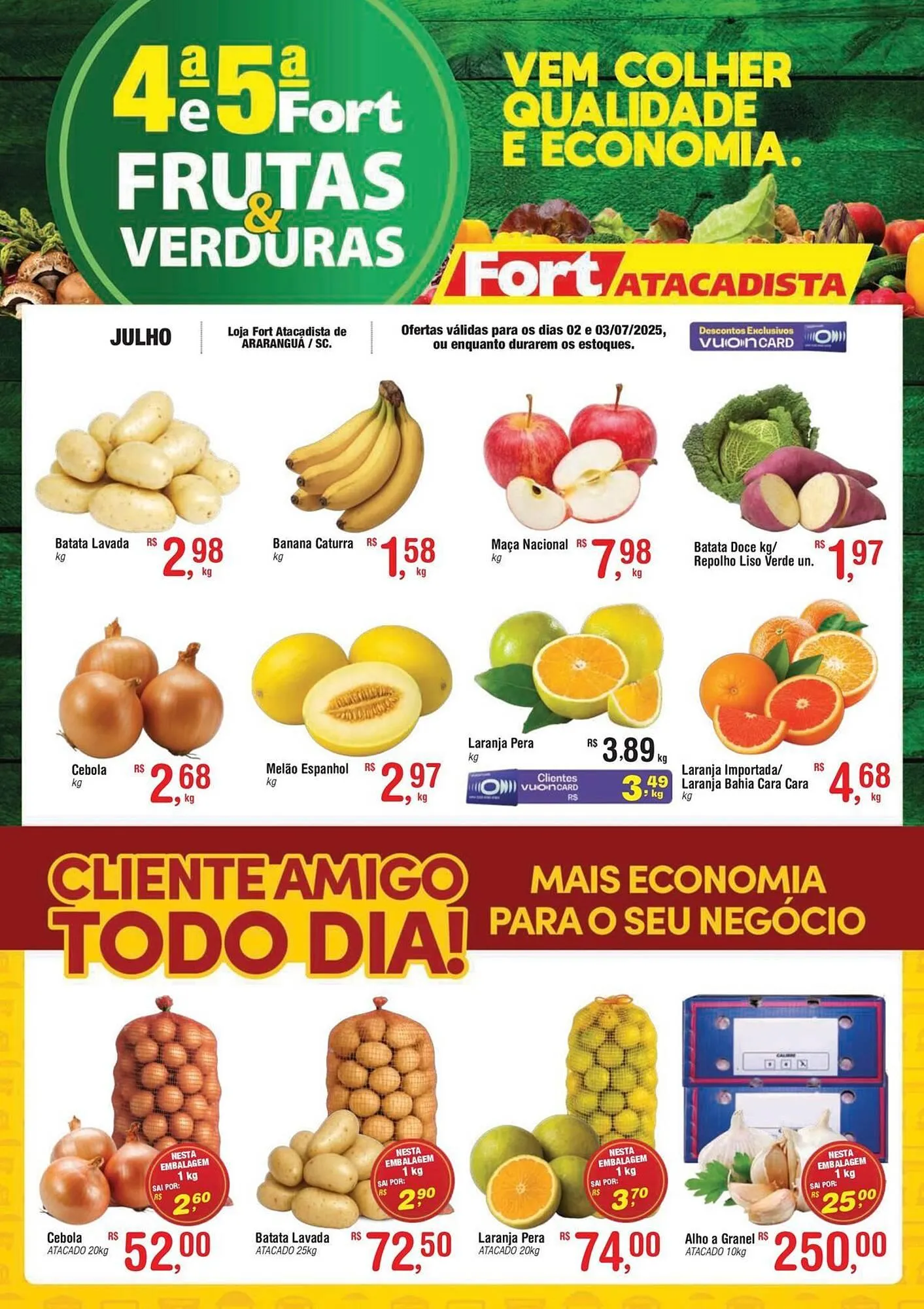 Encarte de Catálogo Fort Atacadista 2 de julho até 3 de julho 2025 - Pagina 1