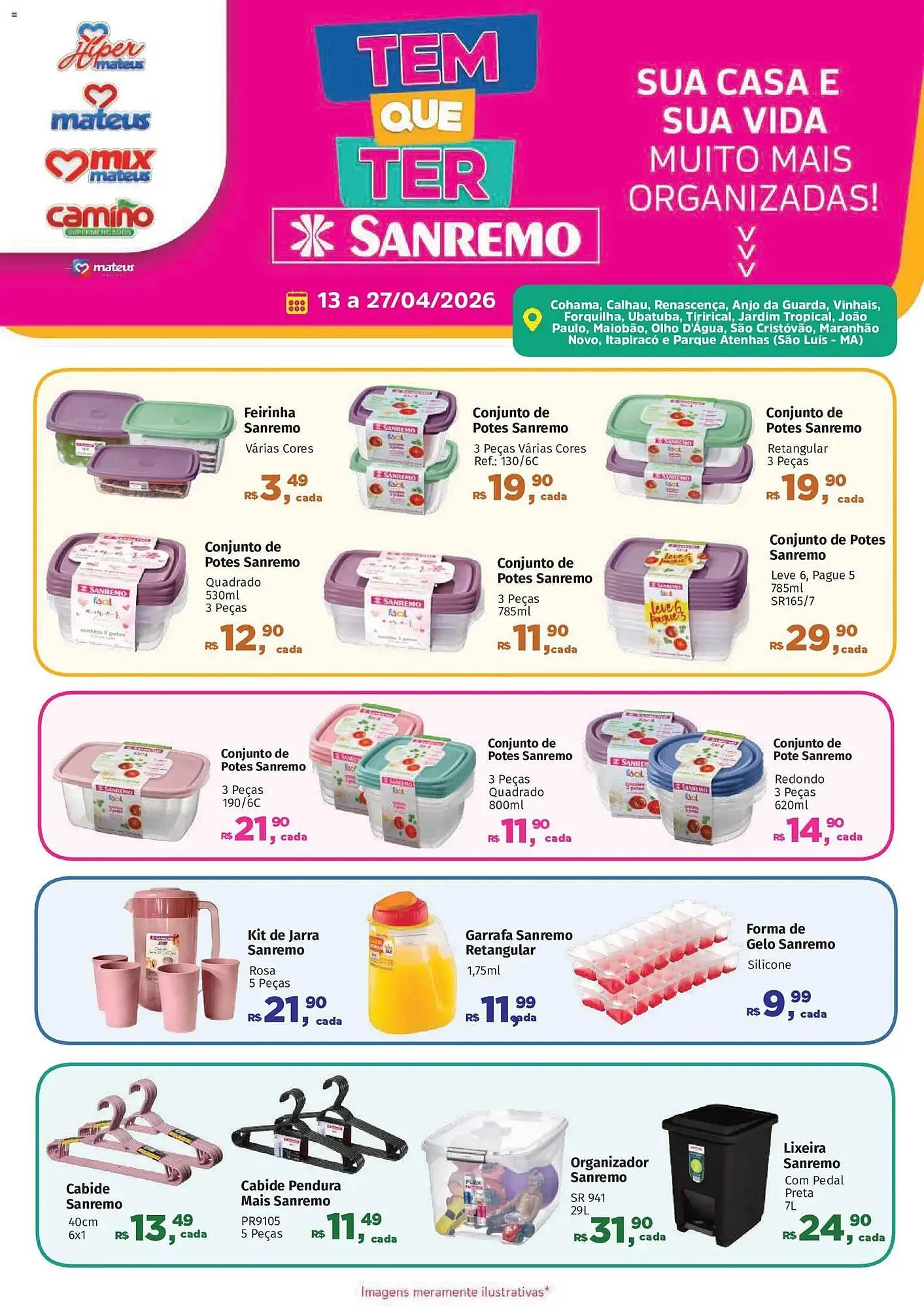 Encarte de Catálogo Supermercados Mateus 14 de abril até 28 de abril 2026 - Pagina 1