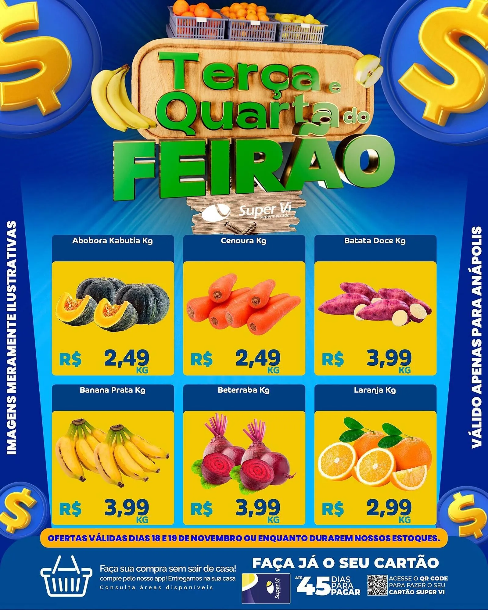 Encarte de Catálogo Super Vi Supermercados 18 de novembro até 19 de novembro 2025 - Pagina 1