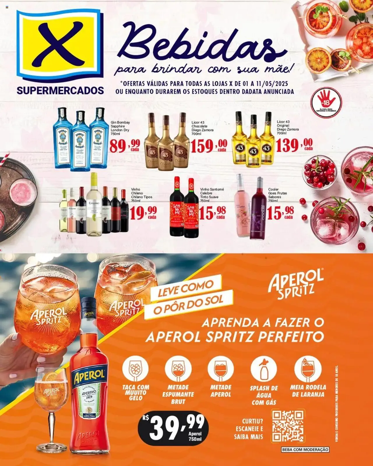 Encarte de X Supermercados - Ofertas Dia das Mães 1 de maio até 11 de maio 2025 - Pagina 2
