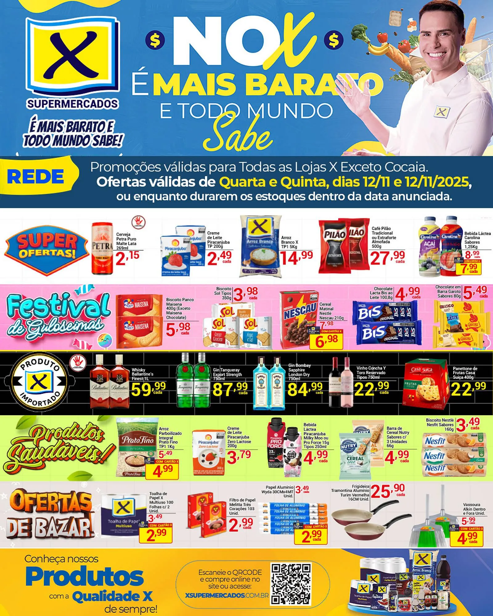 Folheto X Supermercados - 1
