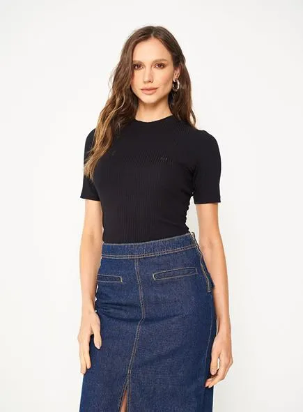 Blusa Canelada Slim