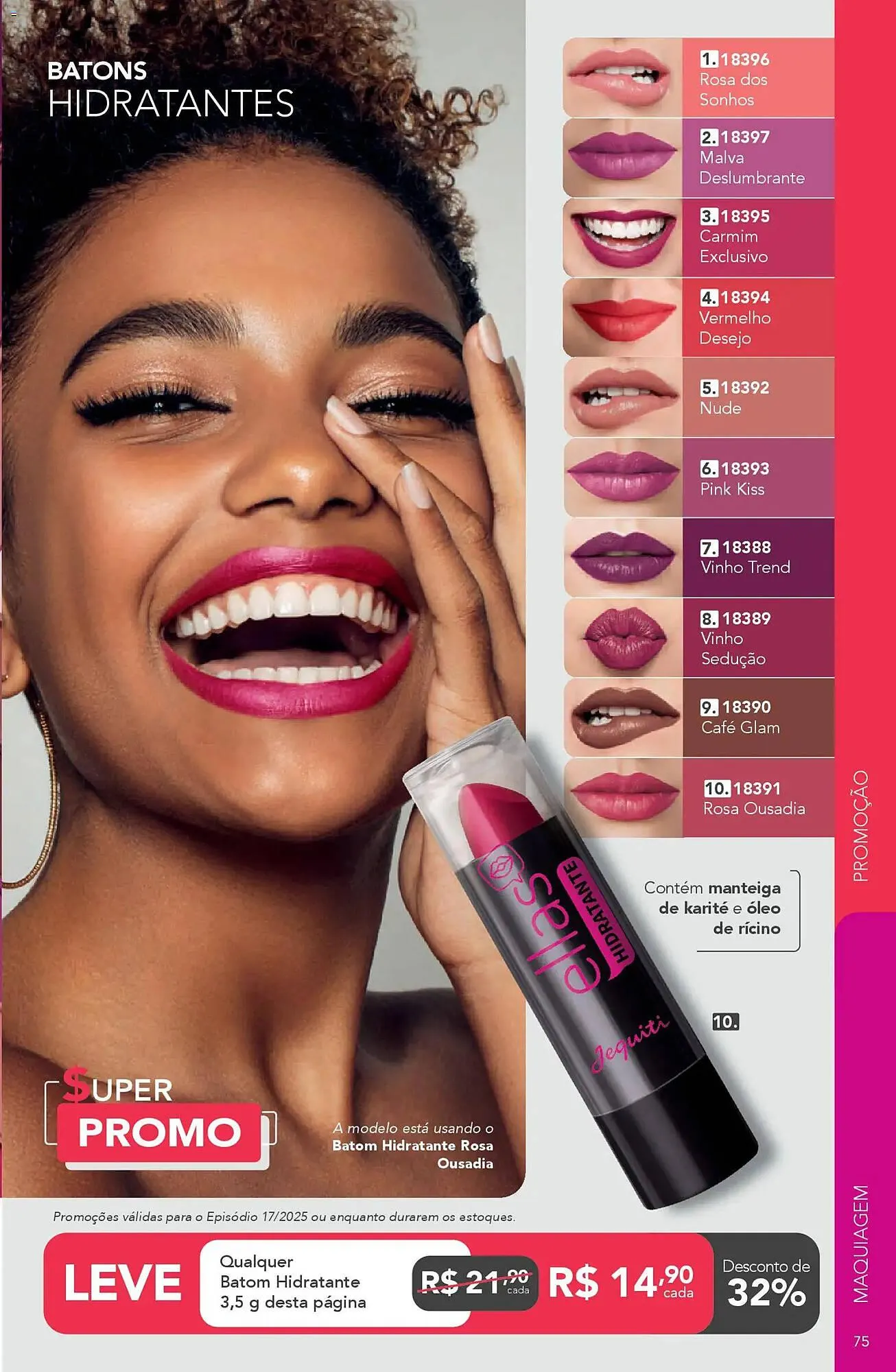 Encarte de Catálogo Jequiti 2 de dezembro até 31 de dezembro 2025 - Pagina 75